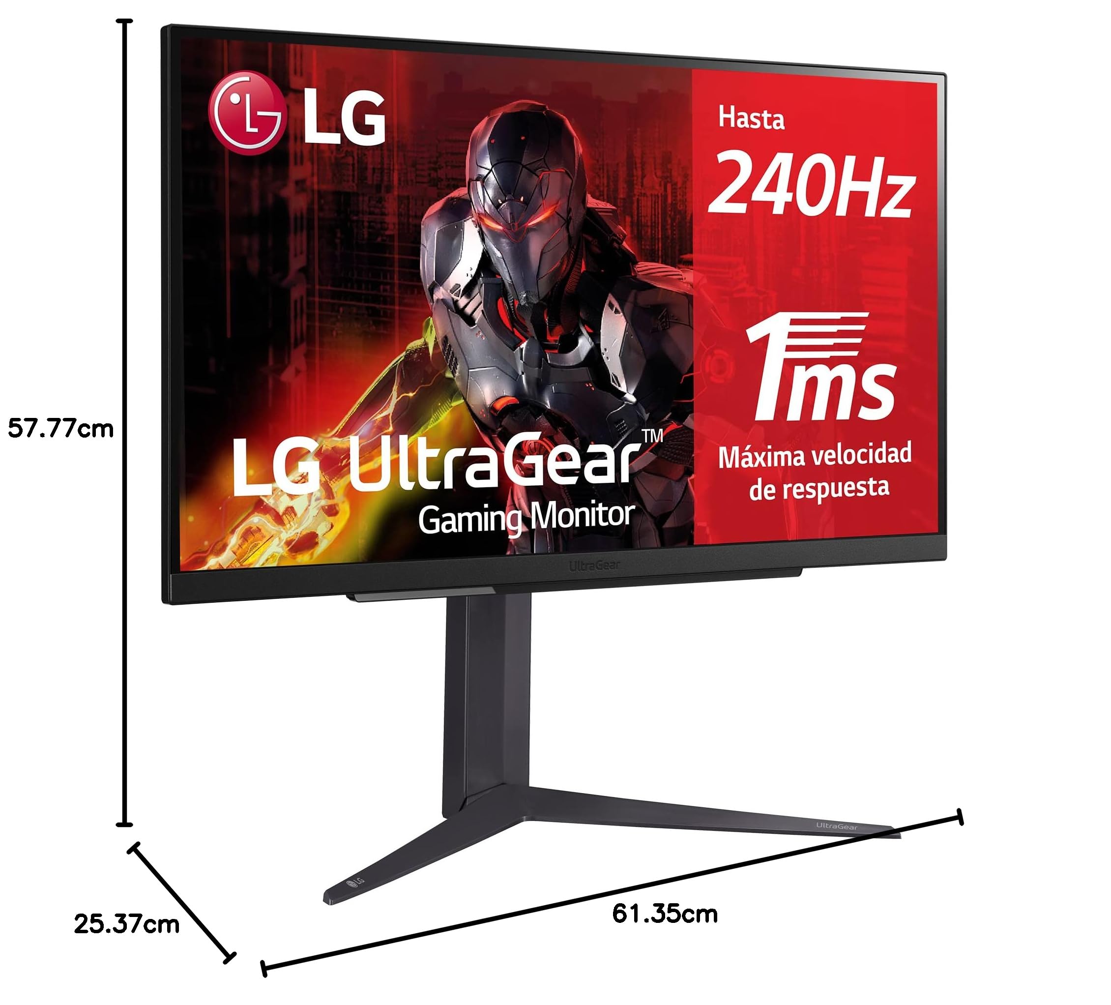 LG 27GR83Q-B - Ultragear Gaming Monitor, 27", ekran IPS: 2560 x 1440px, 16:9, Nvidia G-Sync, AMD FreeSync Premium, czarny
