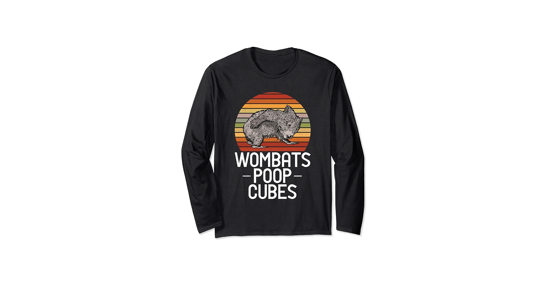 Amazon.com: Wombats Poop Cubes - Loves Wombat Long Sleeve T-Shirt