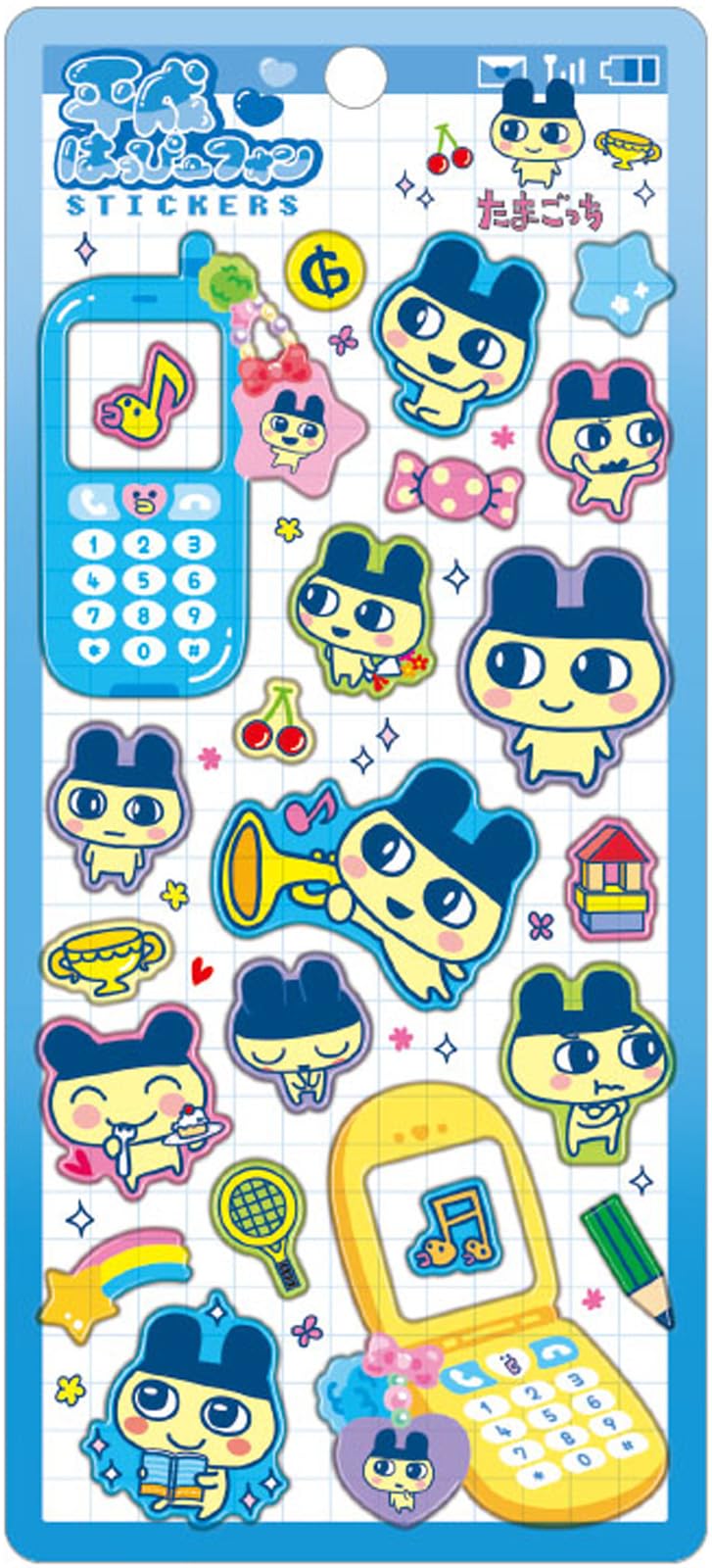 クラックス 平成はっぴーフォンステッカーズ／まめっち 137349
