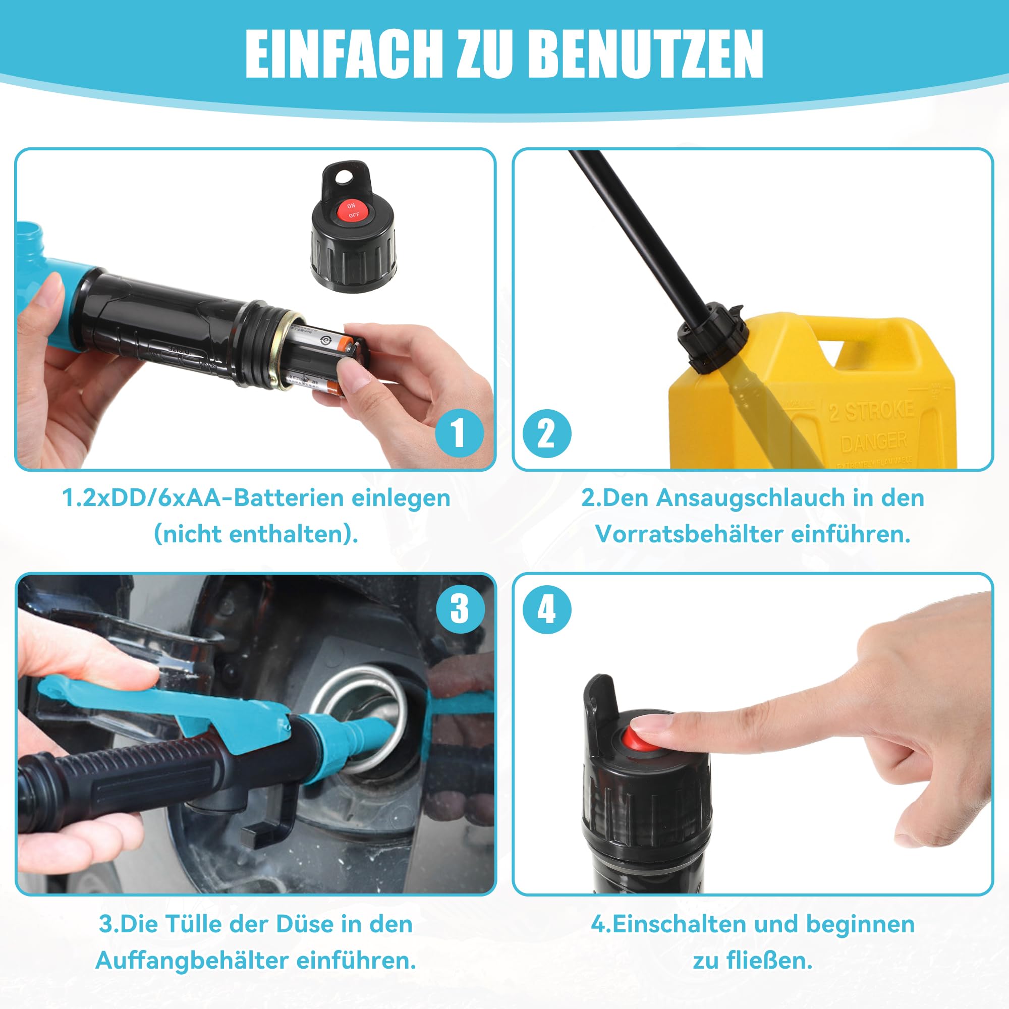 Elektrische benzinepomp op batterijen aangedreven vloeistoftransferpomp draagbare elektrische oliepomp sifon pomp batterijpomp jerrycan pomp automatische afzuigpomp voor benzine Elektrische benzinepomp op batterijen aangedreven vloeistoftransferpomp draagbare elektrische oliepomp sifon pomp batterijpomp jerrycan pomp automatische afzuigpomp voor benzine