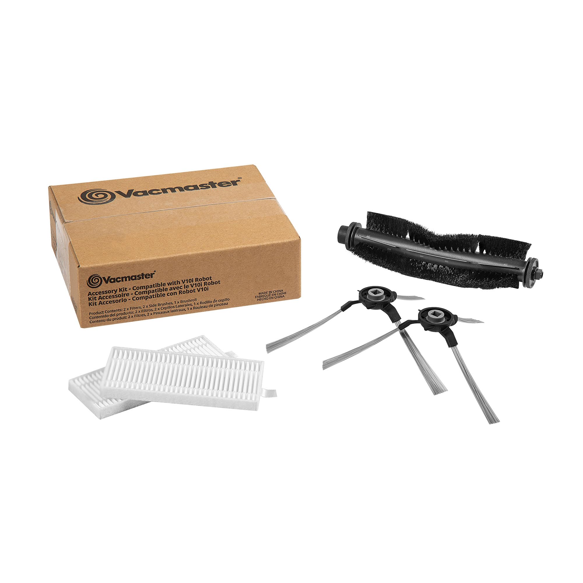 Kit Vacmaster V10i avec brosse et filtres HEPA pour éliminer les poils d'animaux