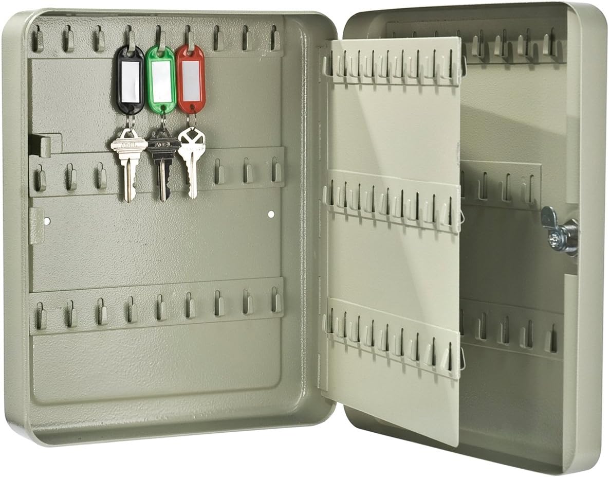 BARSKA 105 Position Key Safe, Beige, 9" x 3" x 11.75"