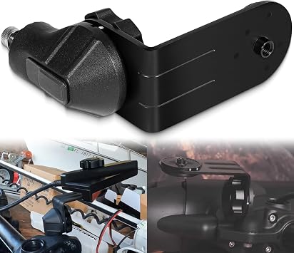 Repalcement for 010-12832-70 Adjustable Transducer Mounting Bracket Compatible with Garmin Force Kraken & LiveScope LVS32,LVS34, LVS62 Transducers - Heavy-Duty Marine-Grade Aluminum Construction