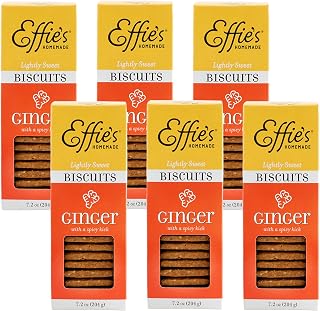 Effie's Homemade Biscuits - Ginger - 6 Pack