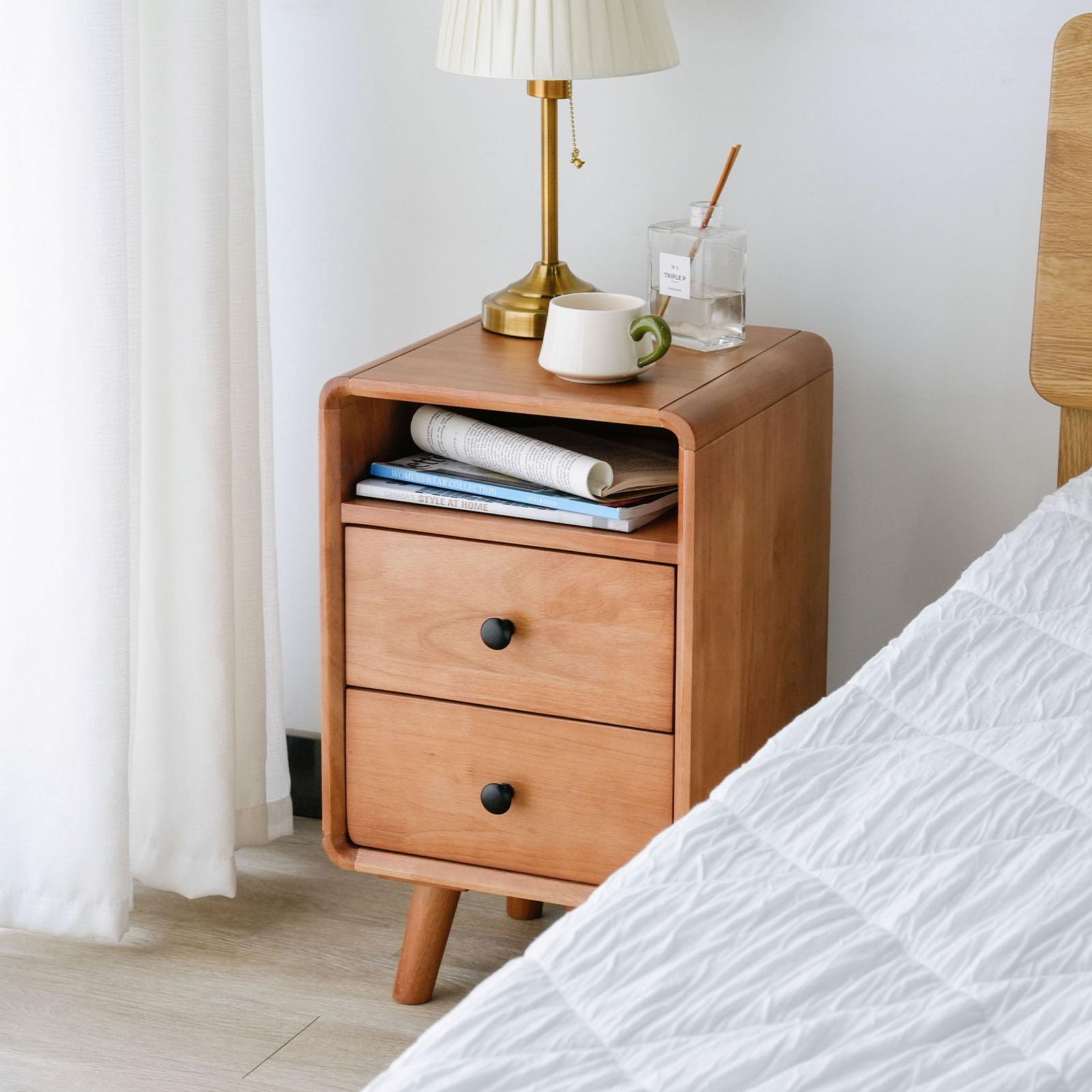 Amazon.com: Towood Lifee Nightstand, Solid Wood Night Stand