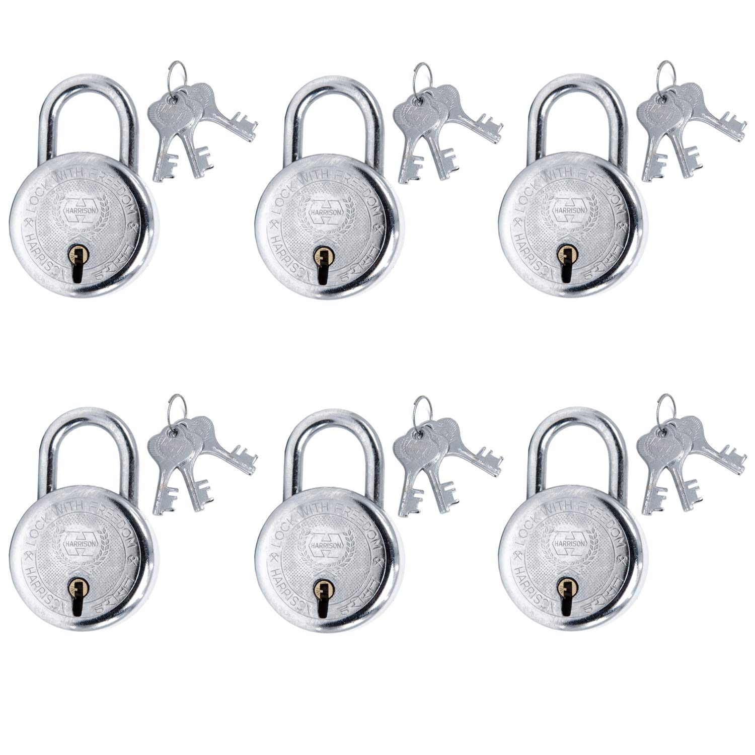 Harrison T-26/BCP-0272 Key Padlock (Silver Finish) | Padlock, Padlocks, Locks for Home, Locks for Main Door — Amazon image 8