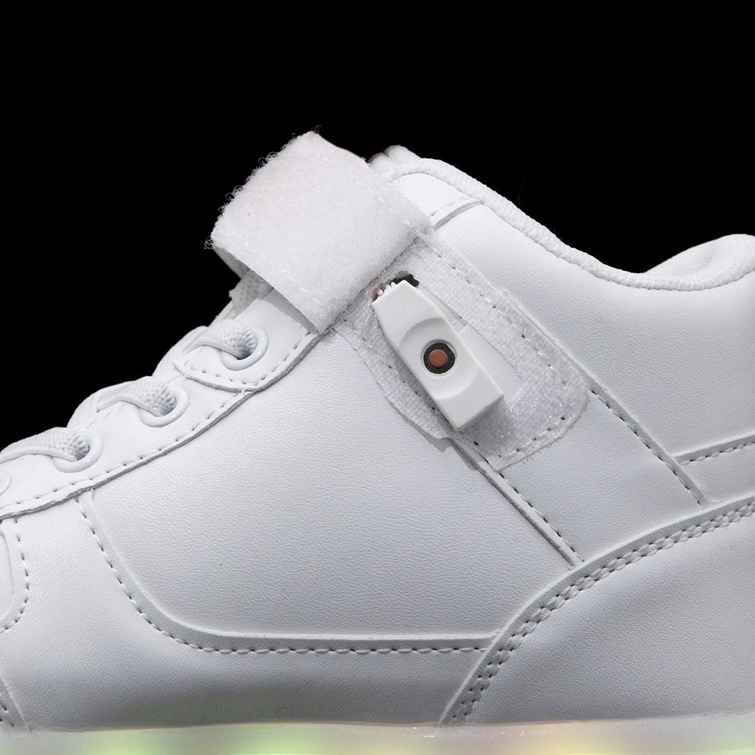 JEVRITE Unisex LED Light Up High Top Sneakers - USB Charging for Women & Men - Couples Shoes - Image 4