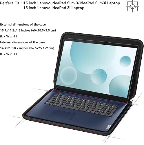 Vista 46 de Smatree Bolsa de viaje para laptop de 15-16 pulgadas para estación de trabajo DELL Precision 5690/5680/5570/5520/3591/3590/3581/3580, DELL Latitude