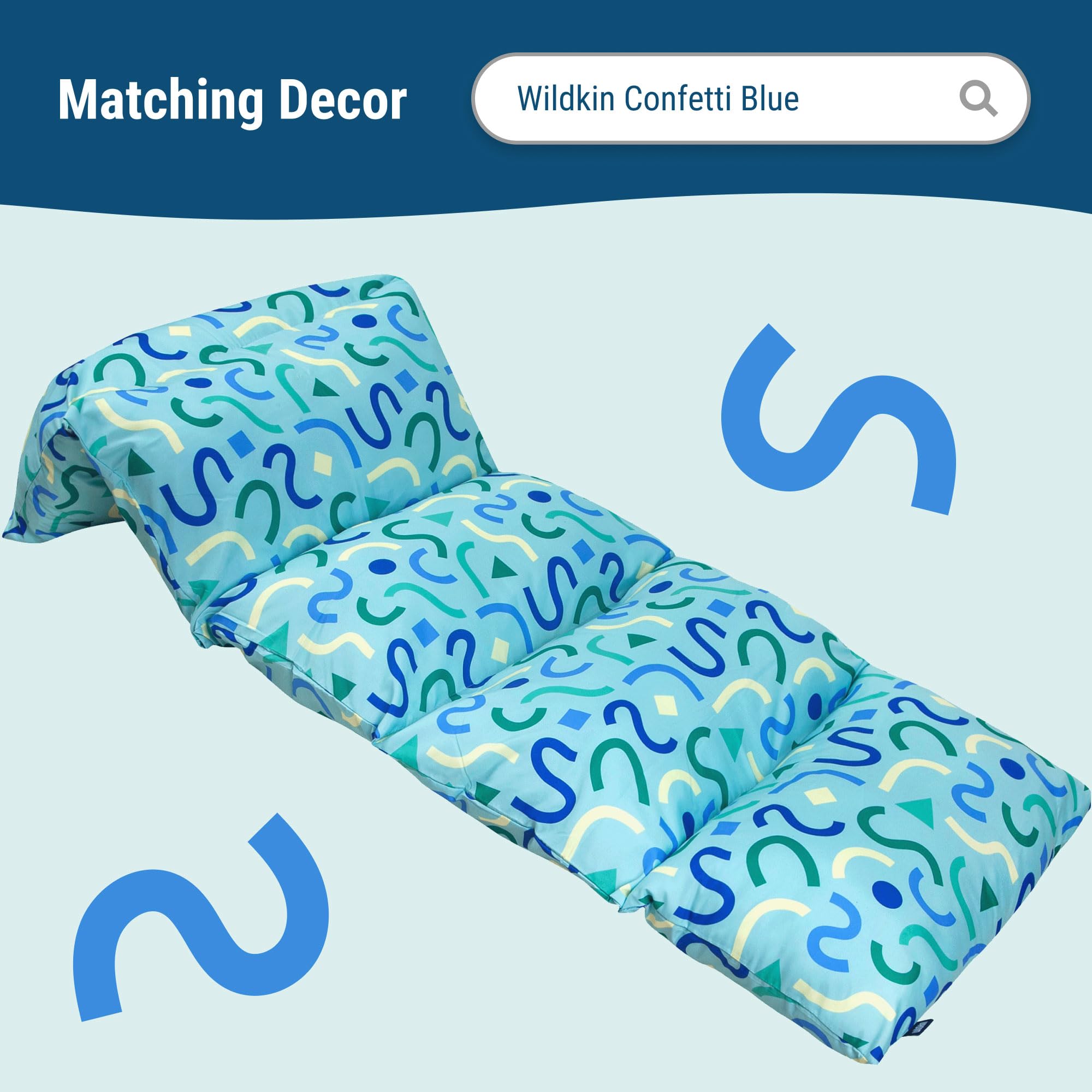 Wildkin Manta de felpa para bebés, niños y niñas, tamaño perfecto para la guardería e ideal para viajes, mantas súper suaves que miden 39.5 x 28 x 0.5 pulgadas (azul confeti)