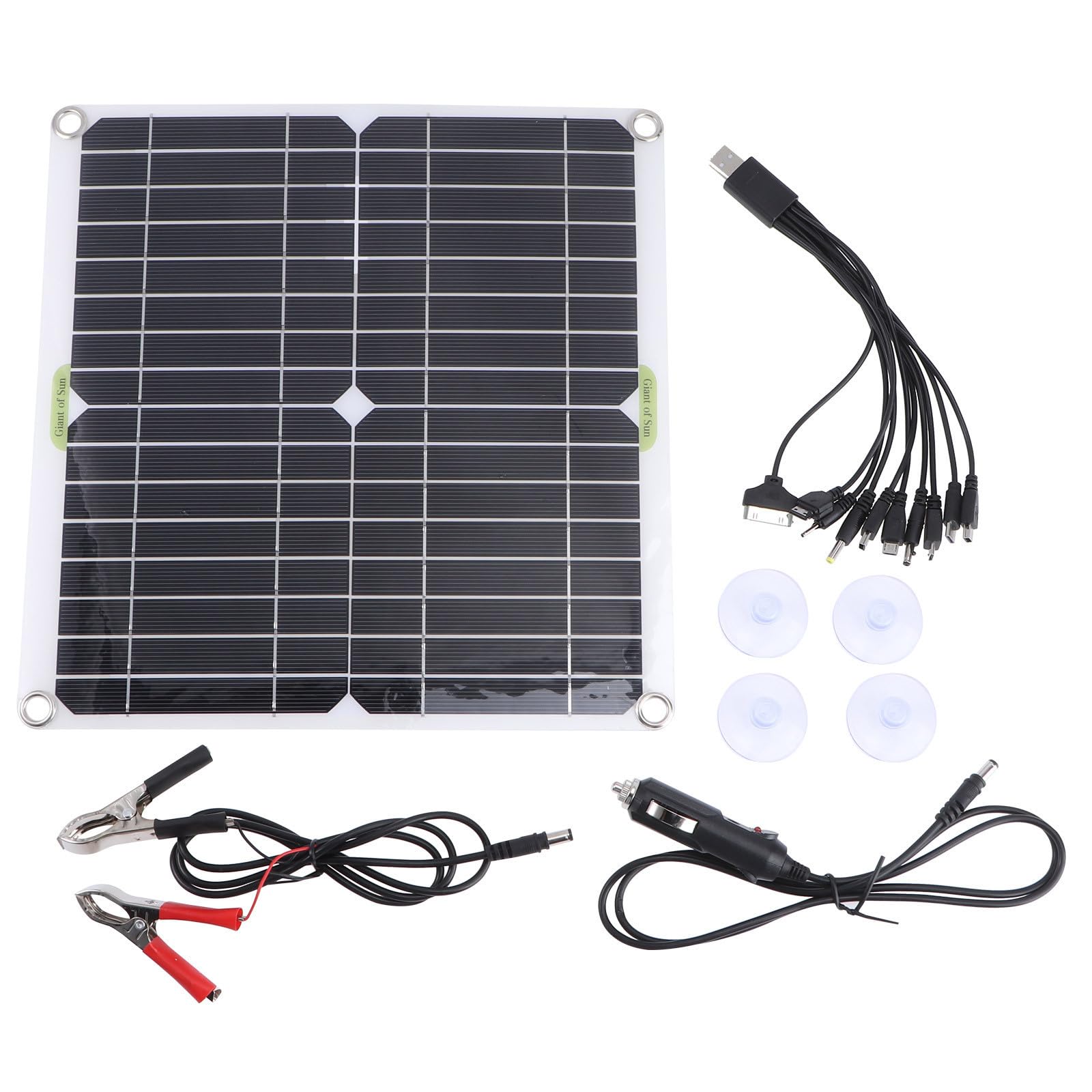 Pannello Solare Monocristallino Portatile 200w ad Alta Efficienza per Campeggio e Attività All'aperto Design Compatto e Conversione 98%
