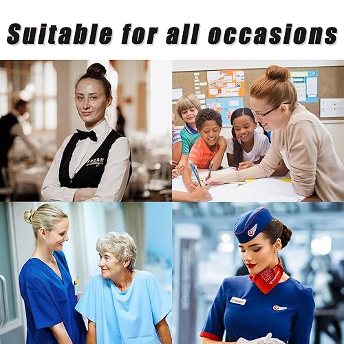 Miniatura 4 de Smilco Pinzas negras  200 pinzas para el cabello de 2.4 pulgadas para mujer, sujeción segura y accesorios elegantes para el cabello