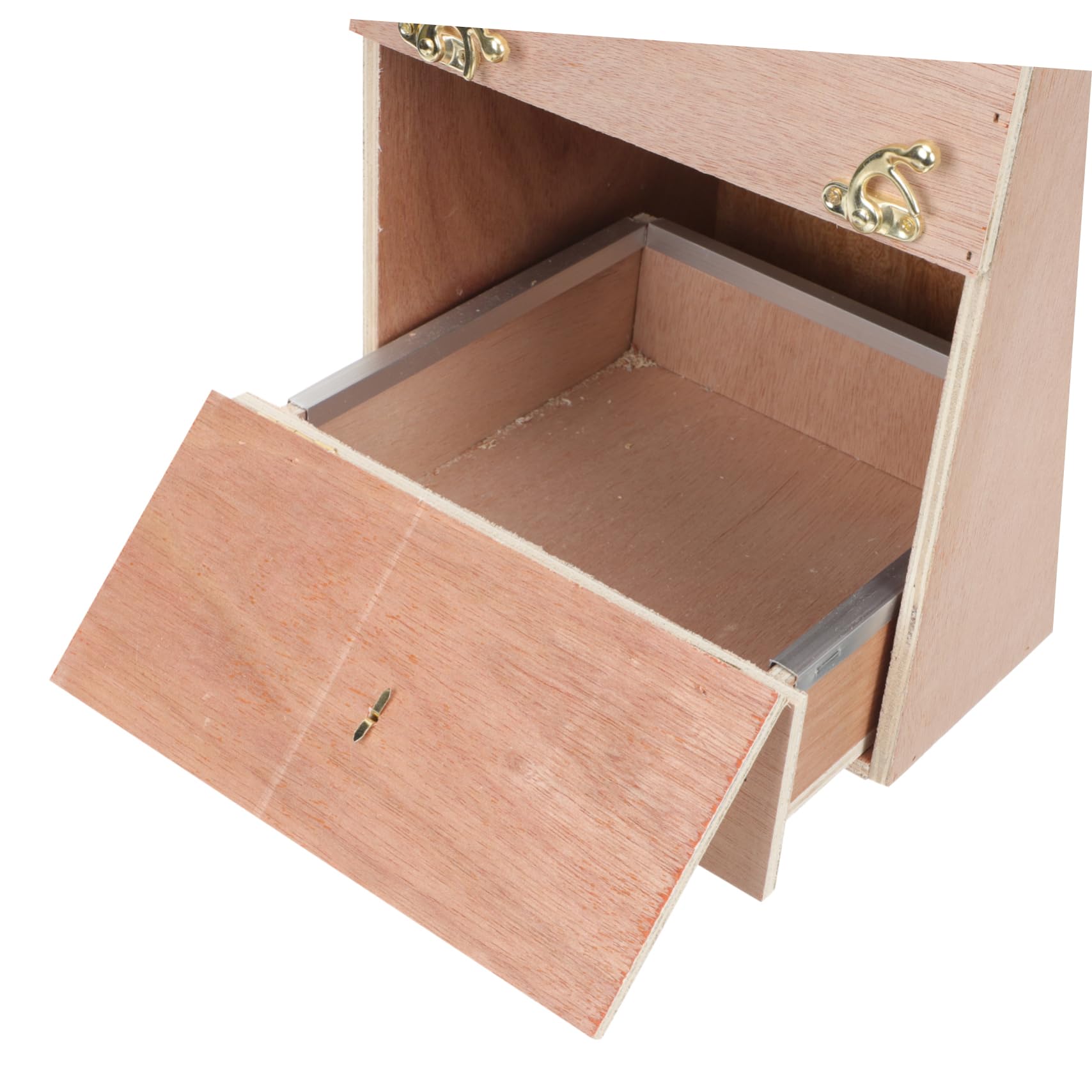 Angoily Nichoir en Bois pour Perroquets Et Petits Oiseaux Nichoir pour Perruches Et Oiseaux