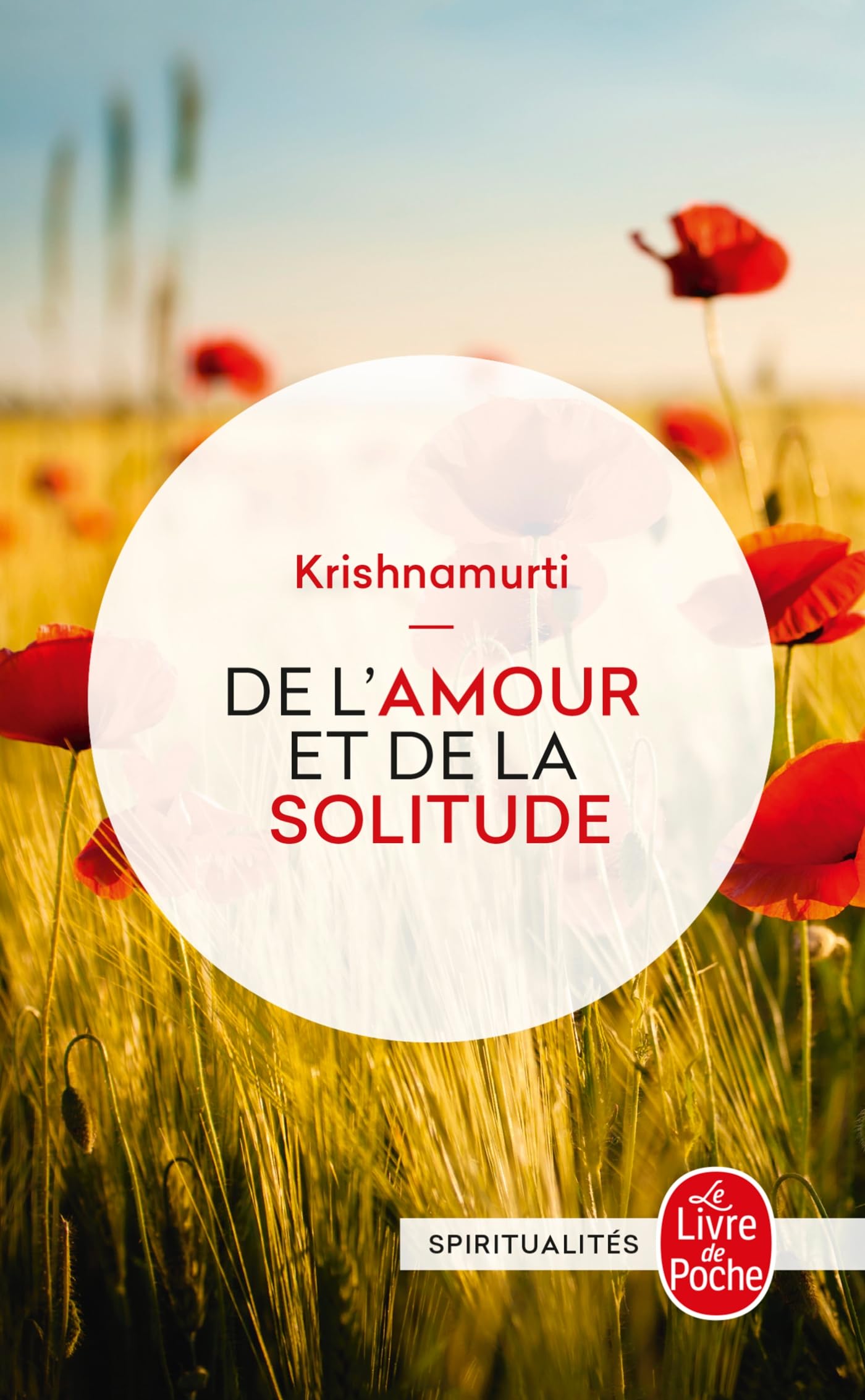 De L'amour Et De La Solitude [Pocket Book] Krishnamurti