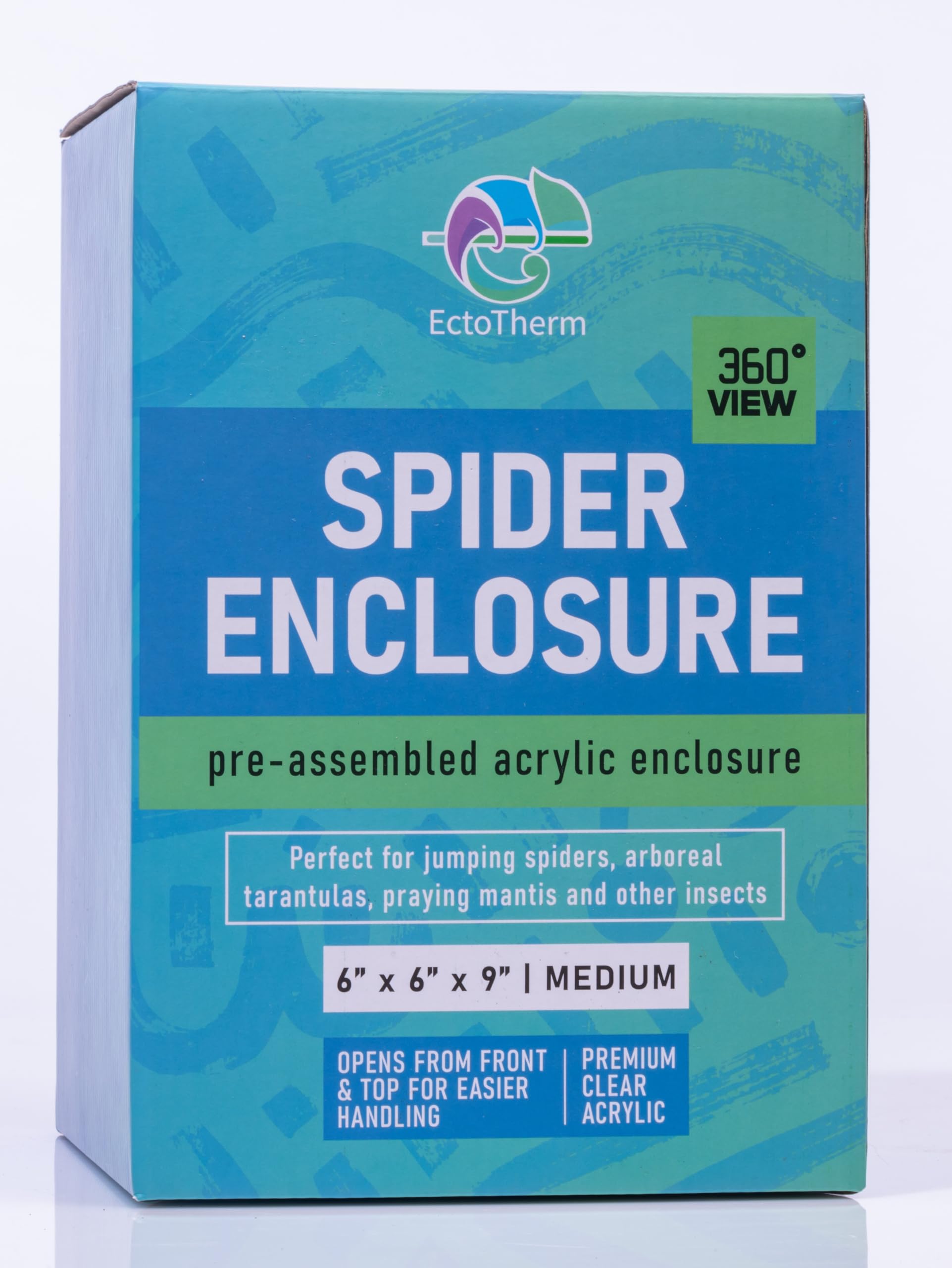 Recinto de araña saltadora, hábitat de araña saltadora, Kit de terrario de araña, Accesorios de recinto de araña Saltando, Jaula de araña, terrario de Insectos, terrario de Insectos, hábitat de