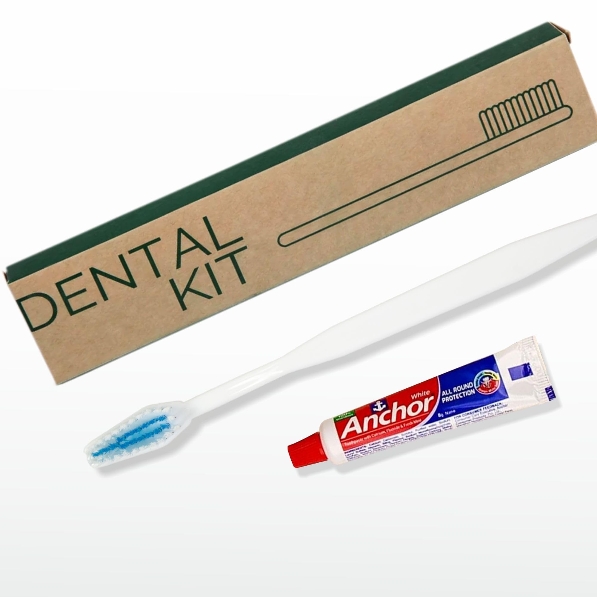 Old Tree Hotel Dental Kit (Set of 100) | Eco-Friendly Guest Amenity Set in Biodegradable Kraft Box | Includes 1 Manual Toothbrush & 8g Toothpaste – Ideal for Hotels, Resorts & Guest Houses-image-25
