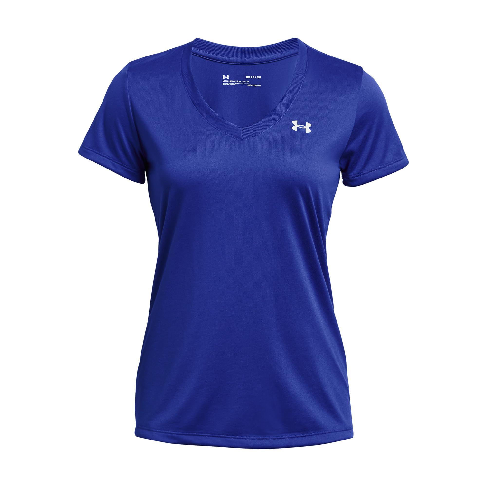 Under Armour Womens Tech V-Neck Short-Sleeve T-Shirt