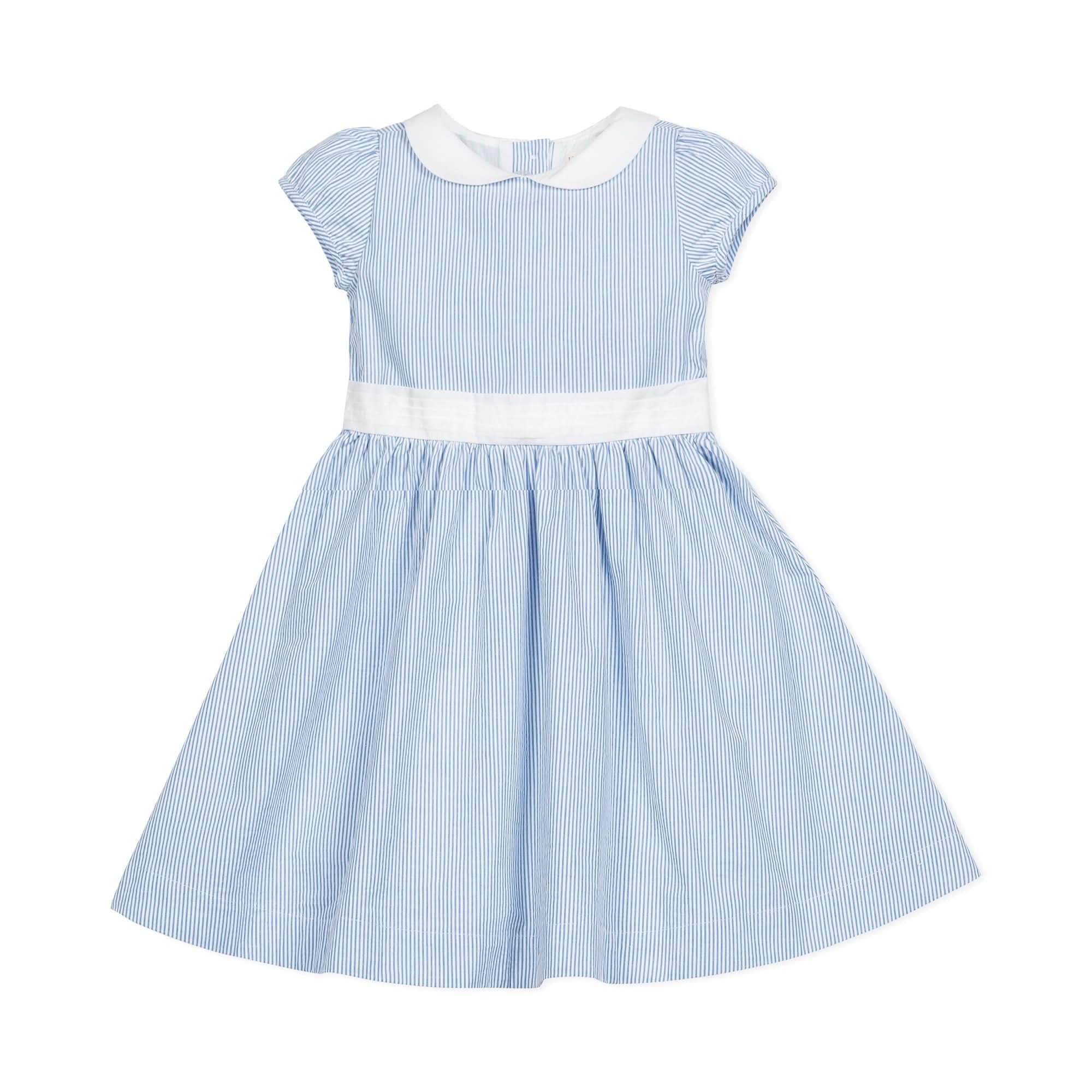 Peter Pan Collar Smocked Dress