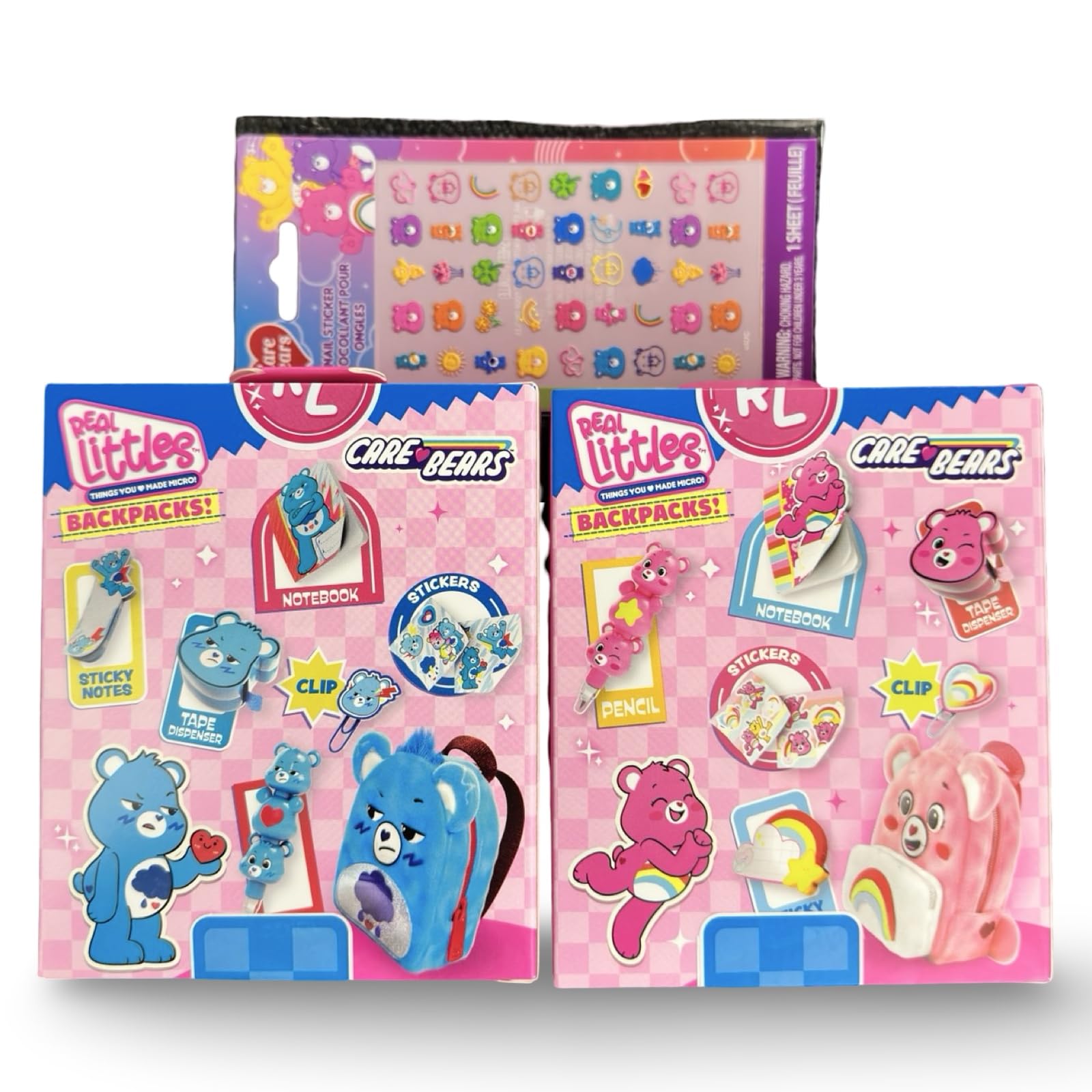 Amazon.com: INCREDITOYZ Real Littles Care Bears Bundle: Cheer
