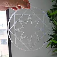 Vista 9 de Calcomanías holográficas para ventana para golpes de pájaros, recordatorio de vidrio, calcomanías autoadhesivas anticolisión, evita que los pájaros