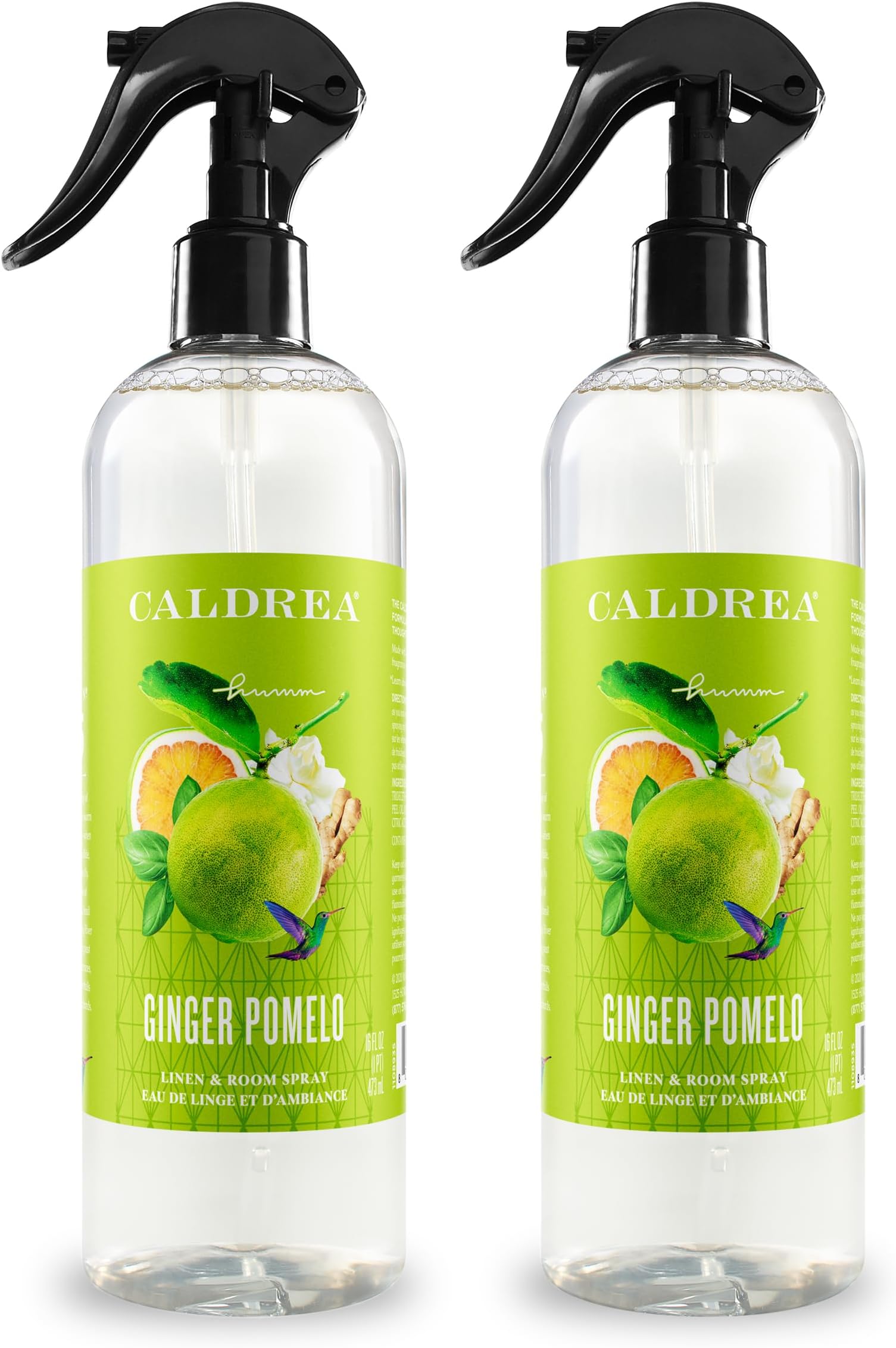 Caldrea Sea Salt Neroli 16oz Linen & Room Spray, 16 Fl Oz