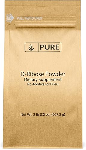 Miniatura 5 de Pure Original Ingredients D-Ribosa (1 libra) Suplemento nutricional, sin OMG, sin gluten, sin sabor.