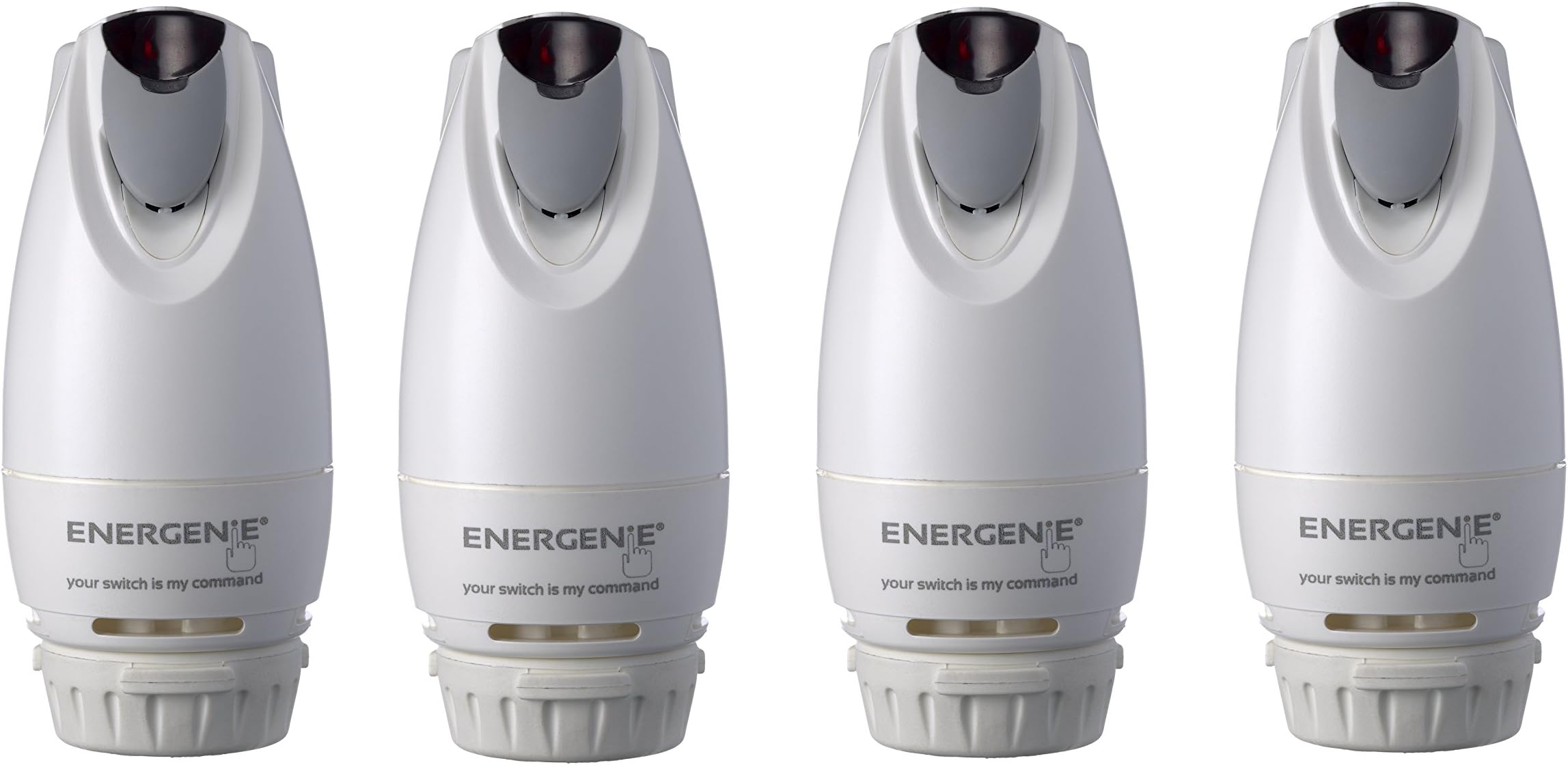 EnergenieMIHO013-4 Smart Radiator Valves (Pack of 4), White