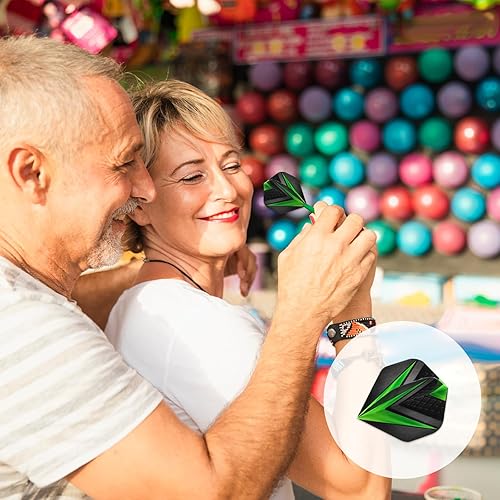 Miniatura 7 de KALIONE 90 vuelos de dardos estándar para dardo de PET duraderos para punta de acero suave (color B)