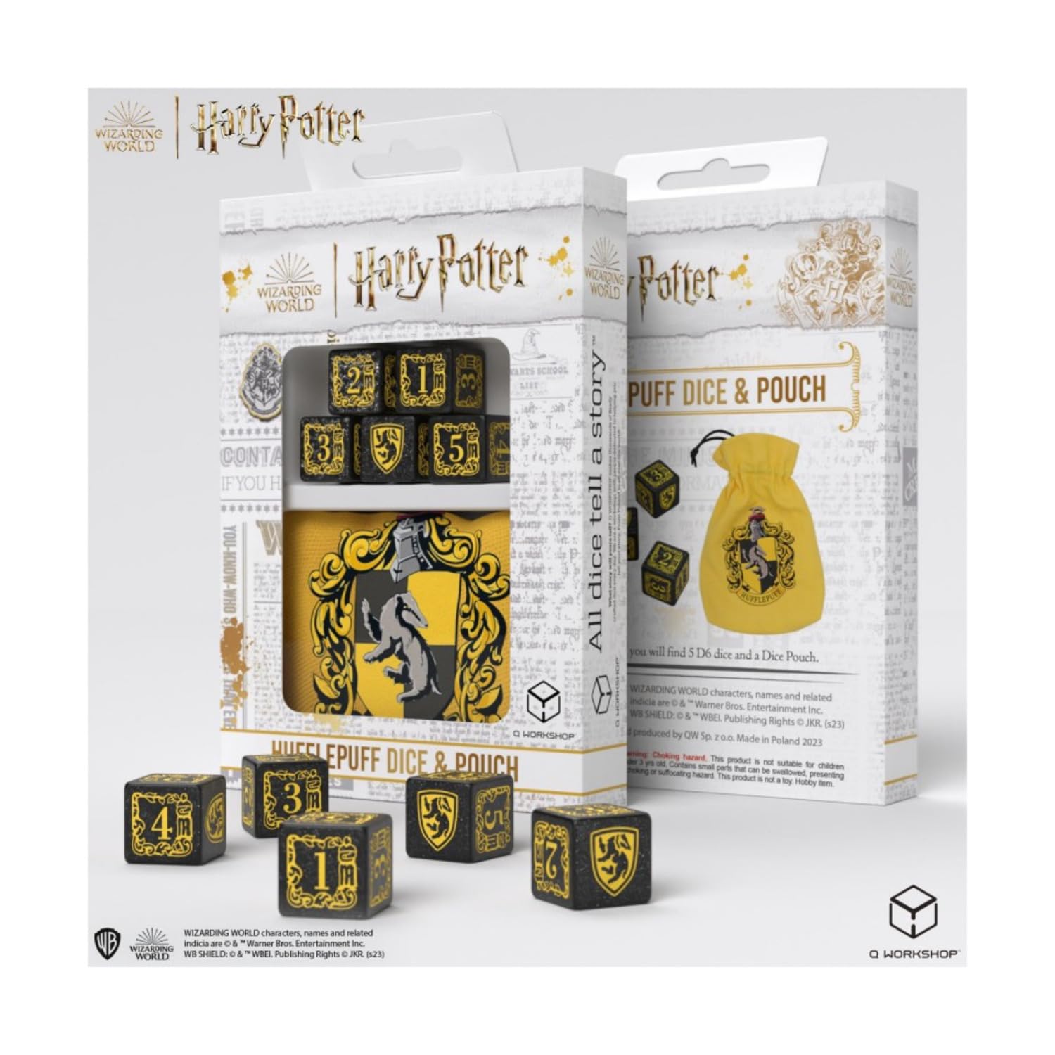 Harry Potter ハリー・ポッター ハッフルパフ モダンダイスセット Amazon | ハリーポッター ハッフルパフダイス&ポーチ | ダイス