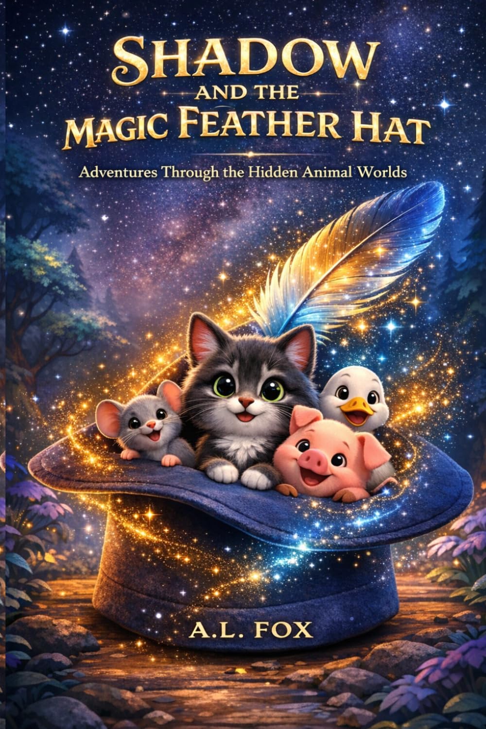 Shadow and the Magic Feather Hat: A Magical Animal Adventure for Kids – Talking Animals, Fantasy Worlds, Friendship Story and Bedtime Chapter Book