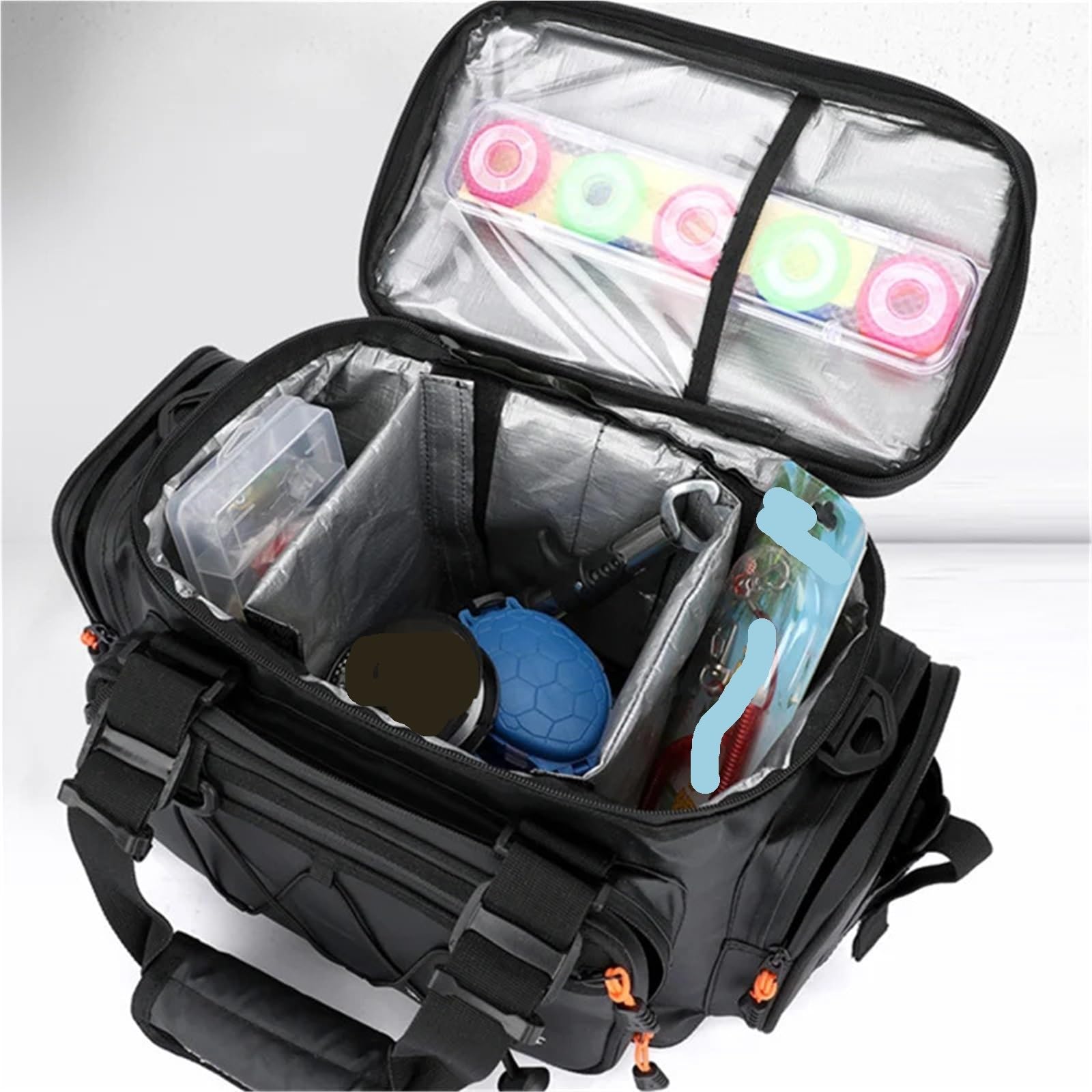 Große Kapazität Angeln Tasche Wasserdichte Multifunktionale Köder Taille Pack Outdoor Schulter Taschen Karpfen Angelgerät Lagerung für Outdoor(S)