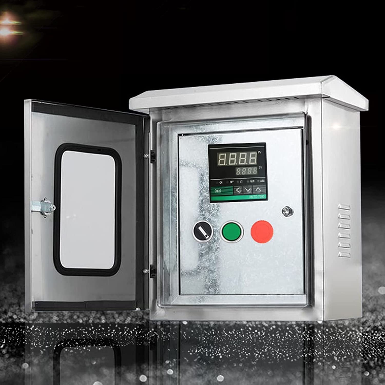 Cajas de empalmes eléctrica Caja Eléctrica For Exteriores De Acero Inoxidable, Caja De Conexiones Con Cerradura Impermeable For Interiores Y Exteriores, Caja De Distribución, Gabinete De Control De In