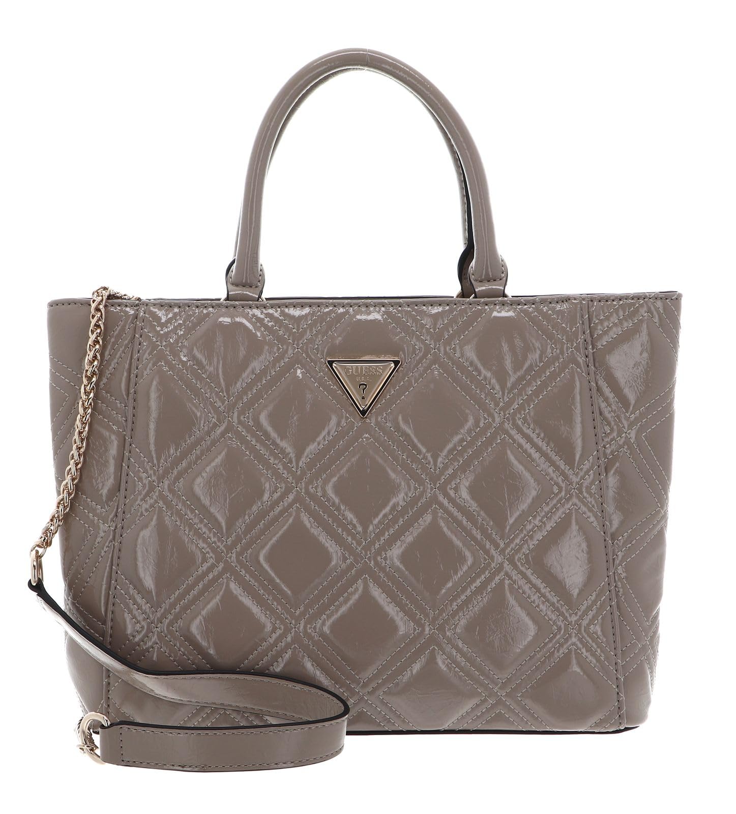 GUESS Handtasche Schultertasche Deesa Tote Taupe beige