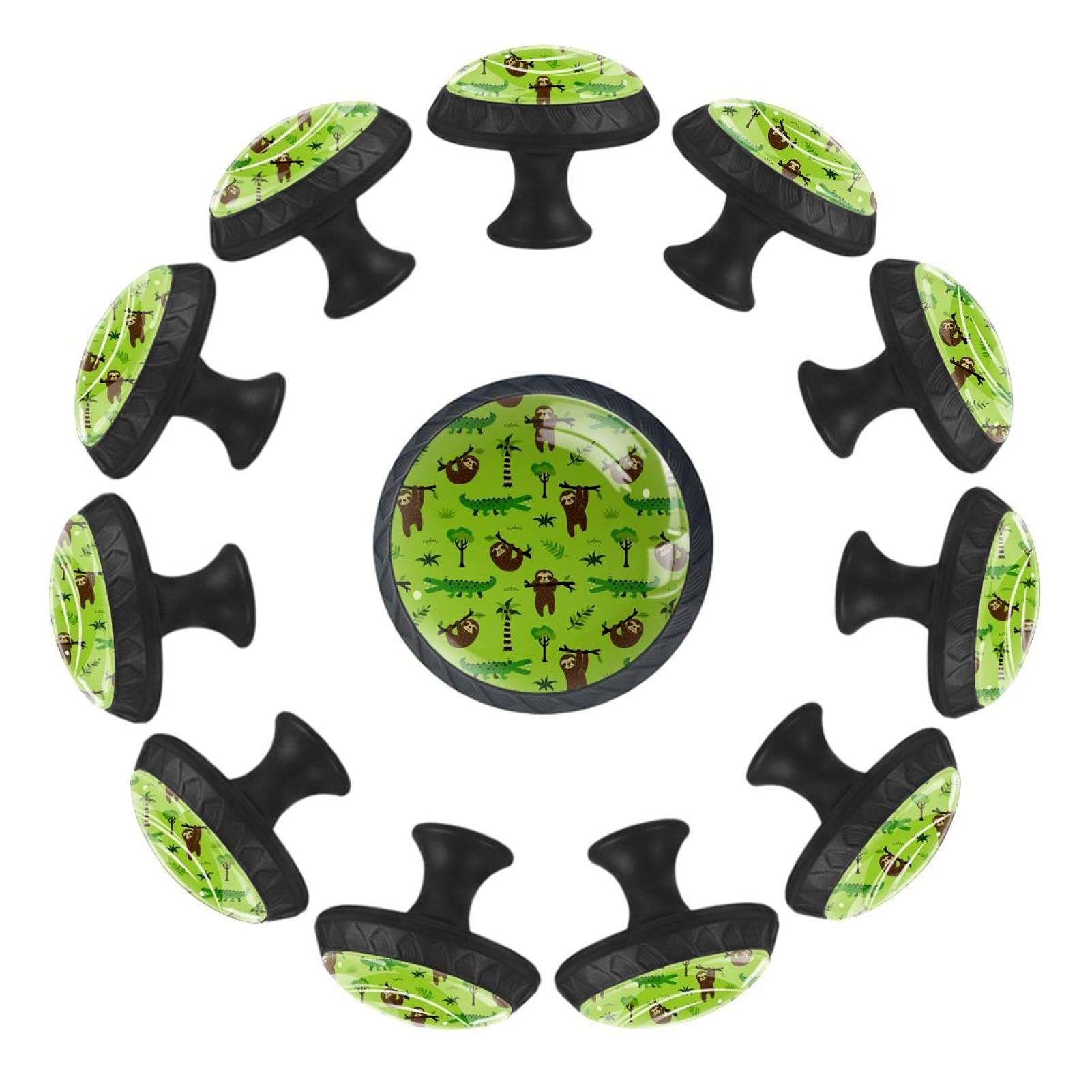 Bouton de meuble paresseux et crocodile pour rénover une commode enfant