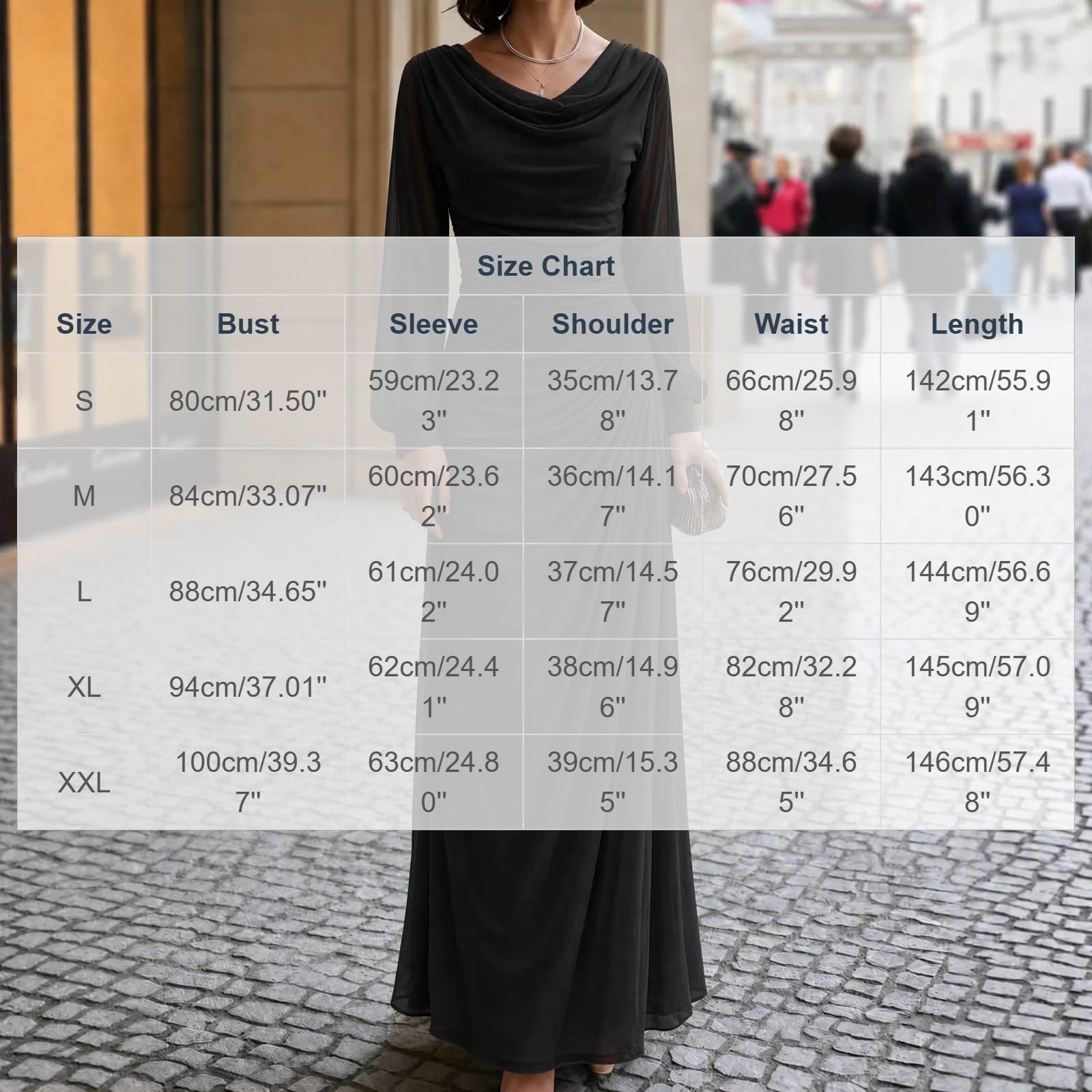 Herbstkleid Damen Langarmkleid Abendkleid Freizeitkleid Kleid Langarm