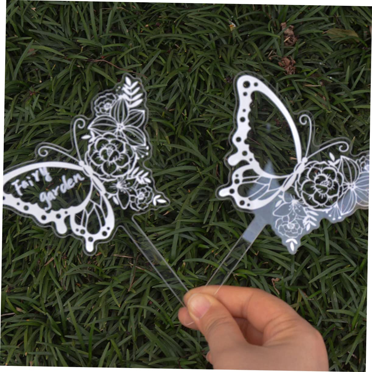 Abaodam 18pièces Étiquettes De Plantes Acrylique Avec Stylo Marqueurs De Jardin Pour Identifier Vos Fleurs Et Plantes Pot