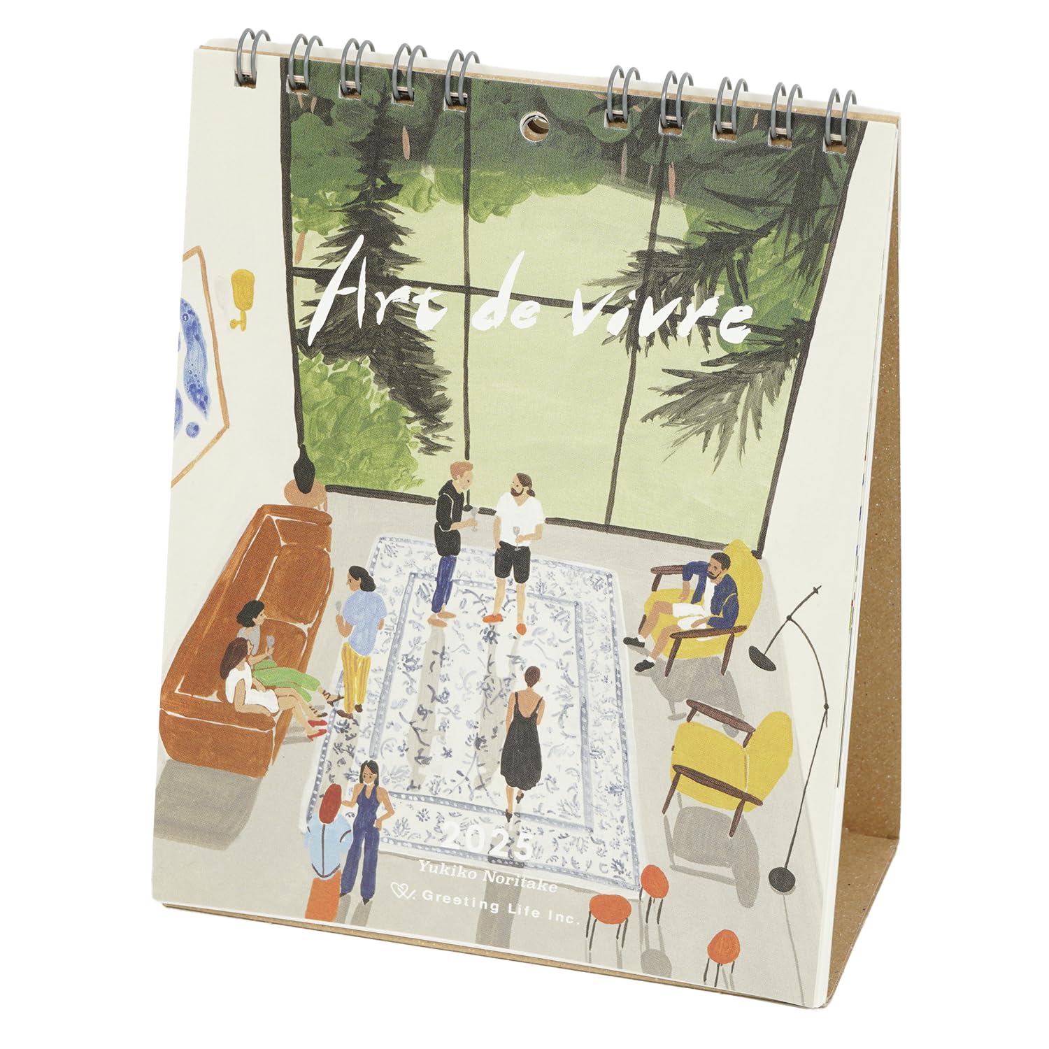 Yukiko Noritake フレーム付きポスター Amazon.co.jp: グリーティングライフ 2025年 カレンダー ユキコ