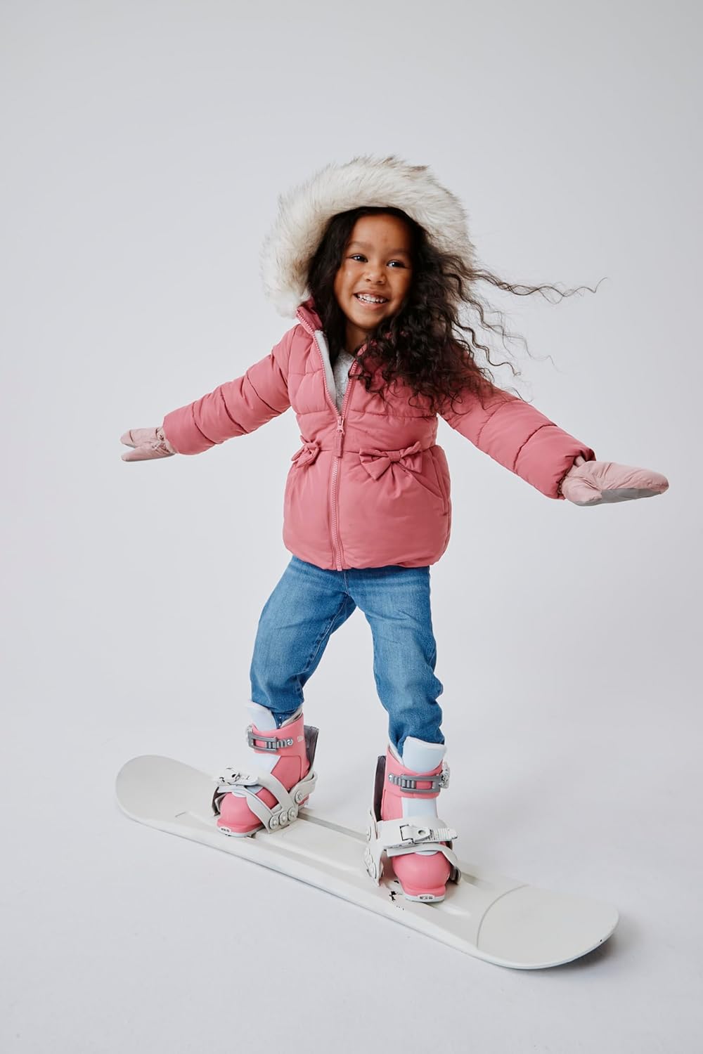 The Children's Place Baby and Toddler Girls' Medium Weight Wind-Resistant, Water-Resistant Puffer Jacket - Image 3