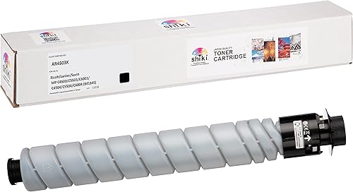 SHIKI Cartucho de tóner compatible para RicohLanierSavin MP C4503C5503C6003C4504C5504C6004 Negro (841849) 33,000 páginas (negro)