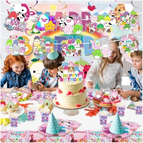 Miniatura 5 de Cartel colgante de puerta con diseño de animales lindos para porche, suministros de fiesta de cumpleaños de animales lindos para decoración de pared