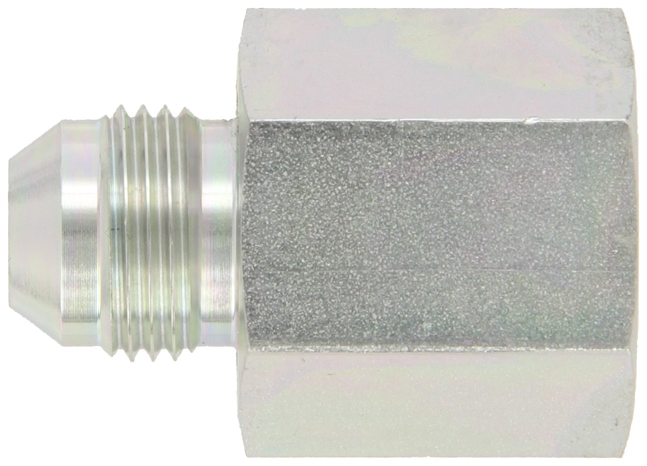 Eaton Aeroquip 2022-8-8S Female Connector, Male 37 Degree JIC, Female Pipe Thread, JIC 37 Degree & NPT End Types, Carbon Steel, 1/2 JIC(m) x 1/2 NPT(f) End Size, 1/2