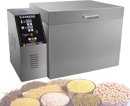 Coffee Bean Roaster, Electric Nut Roaster, Multifunctional Roasting Machine, with Stainless Steel Heating Tube, Adjustable Temperature, Even Roasting, Fast Heating in 7 Minutes.,Type10