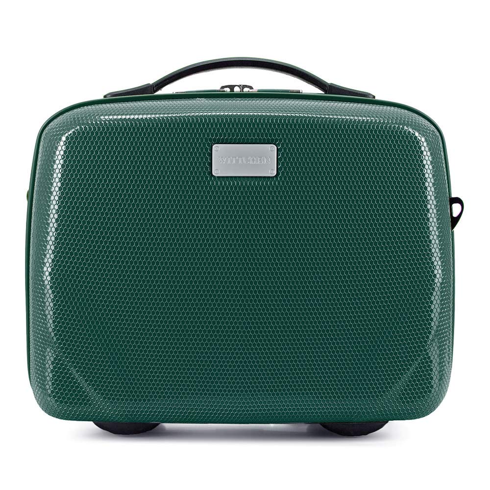 WITTCHEN PC Ultra Light Bagagli rigidi Valigia da viaggio Valigia trolley Valigia media in policarbonato Quattro ruote doppie Lucchetto TSA Manico alluminio telescopico Taglia