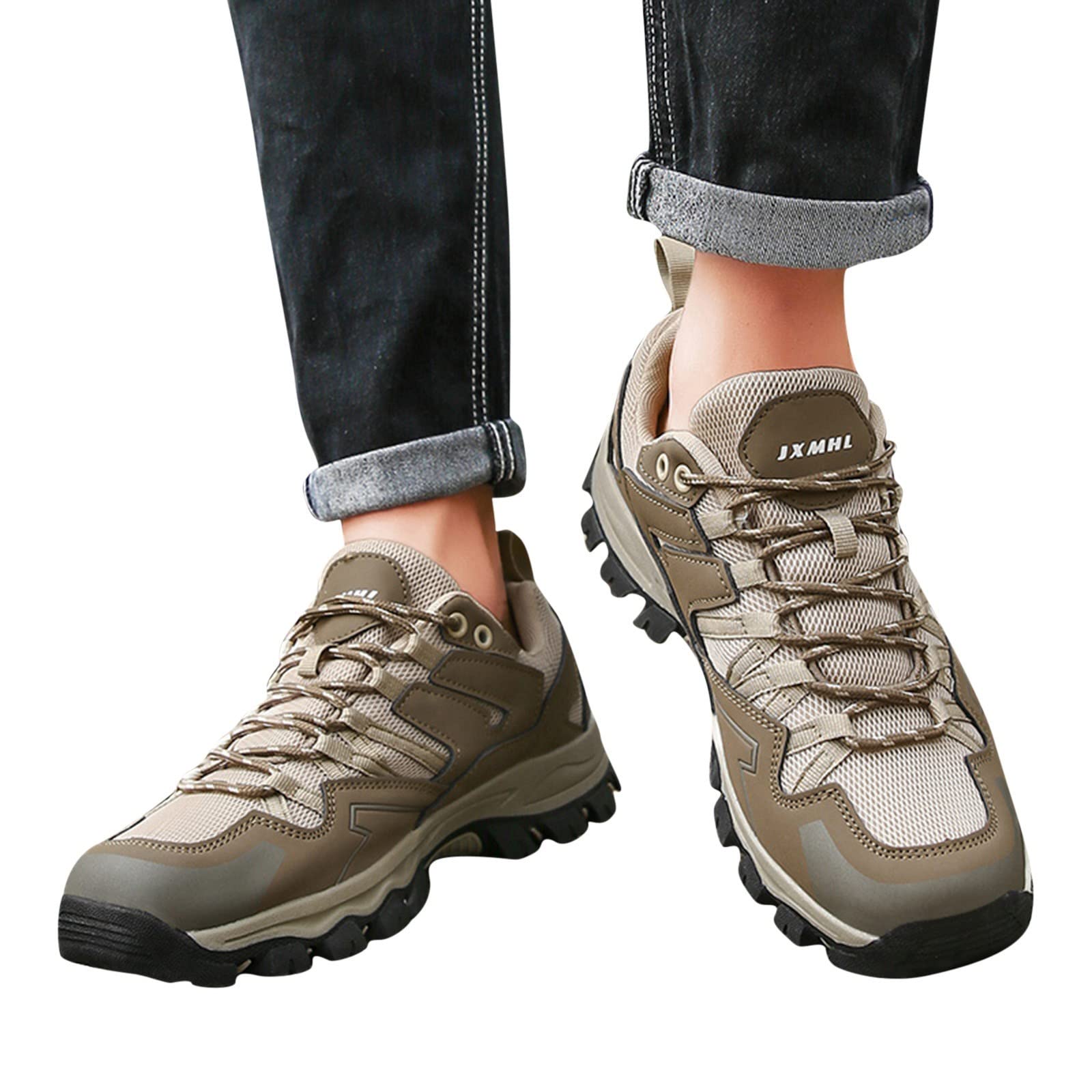 Wanderschuhe Herren Leicht Luftig, Trekkingschuhe Mesh Outdoorschuhe