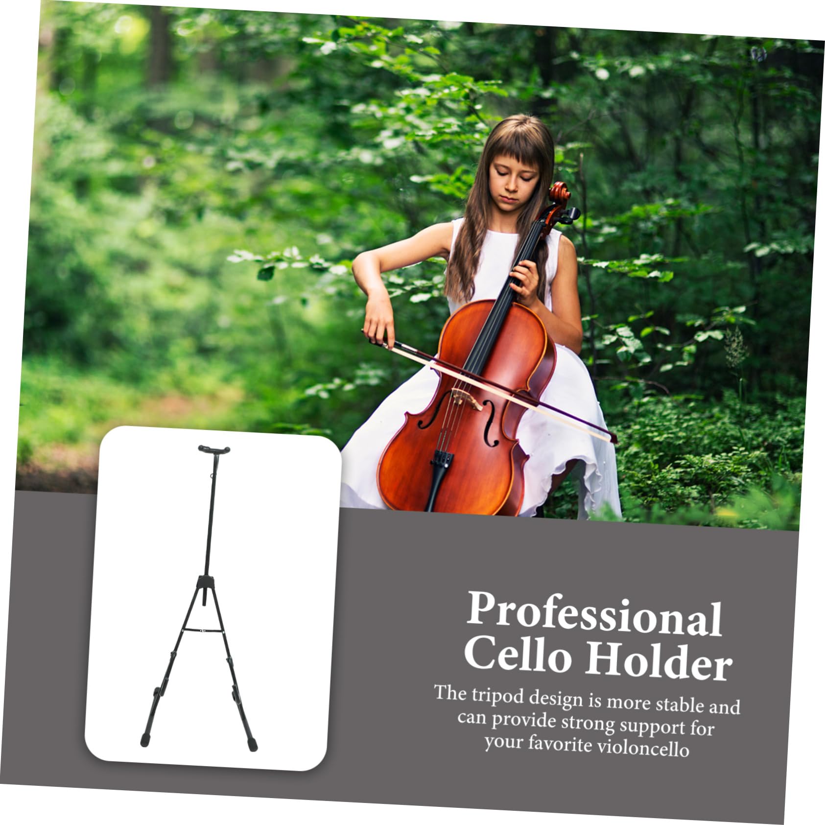para Violonchelo Portátil para Violonchelo Ajustable para para Una Práctica Fácil