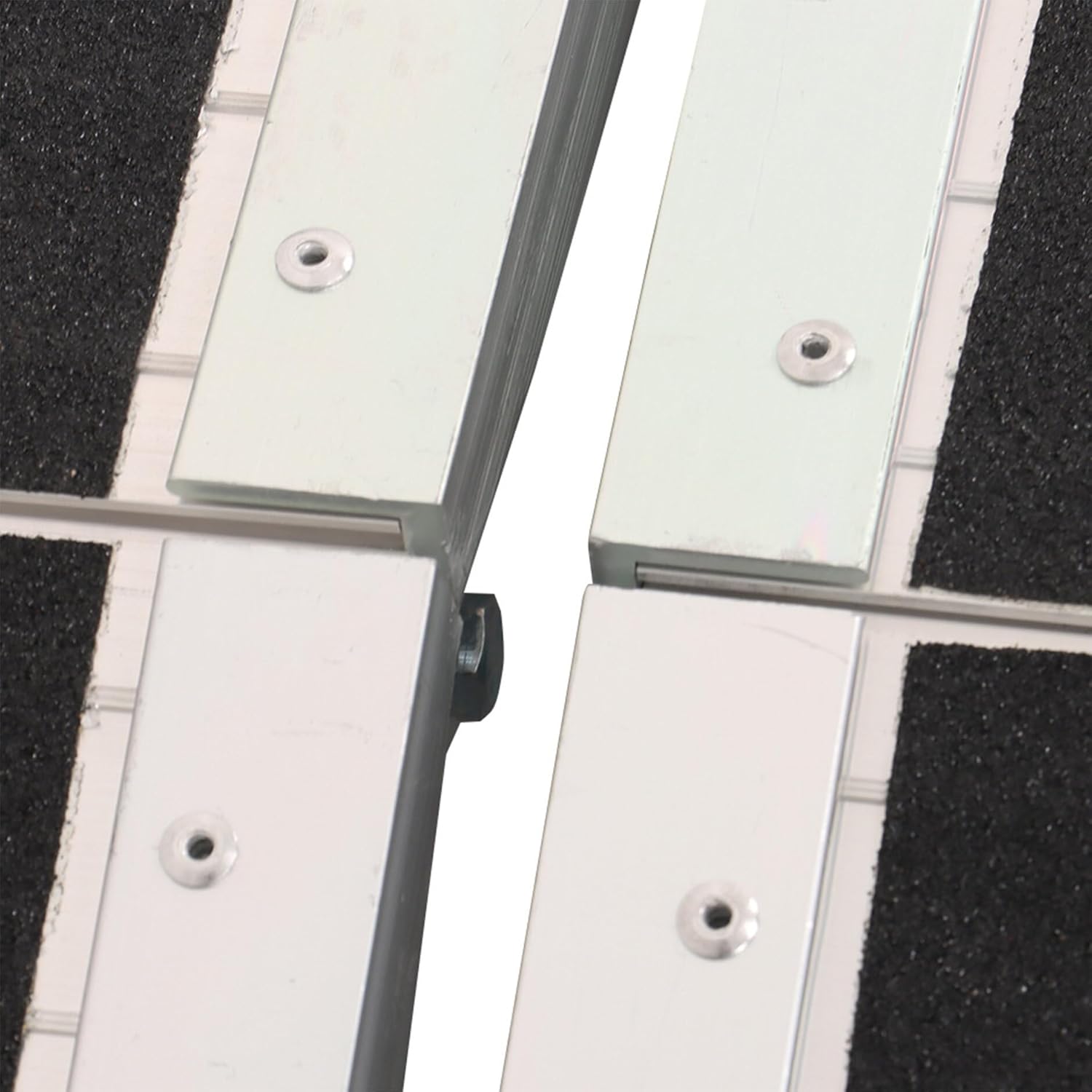 1Pcs 600 LBS Capacity Foldable Load-Bearing Aluminum Loading Ramp Motorcycle Ramp for Lightweight ATV UTV, Dirt Bikes, Tractors, Town Motors, Snow Blowers Pickup, etc, GENRF8-025409