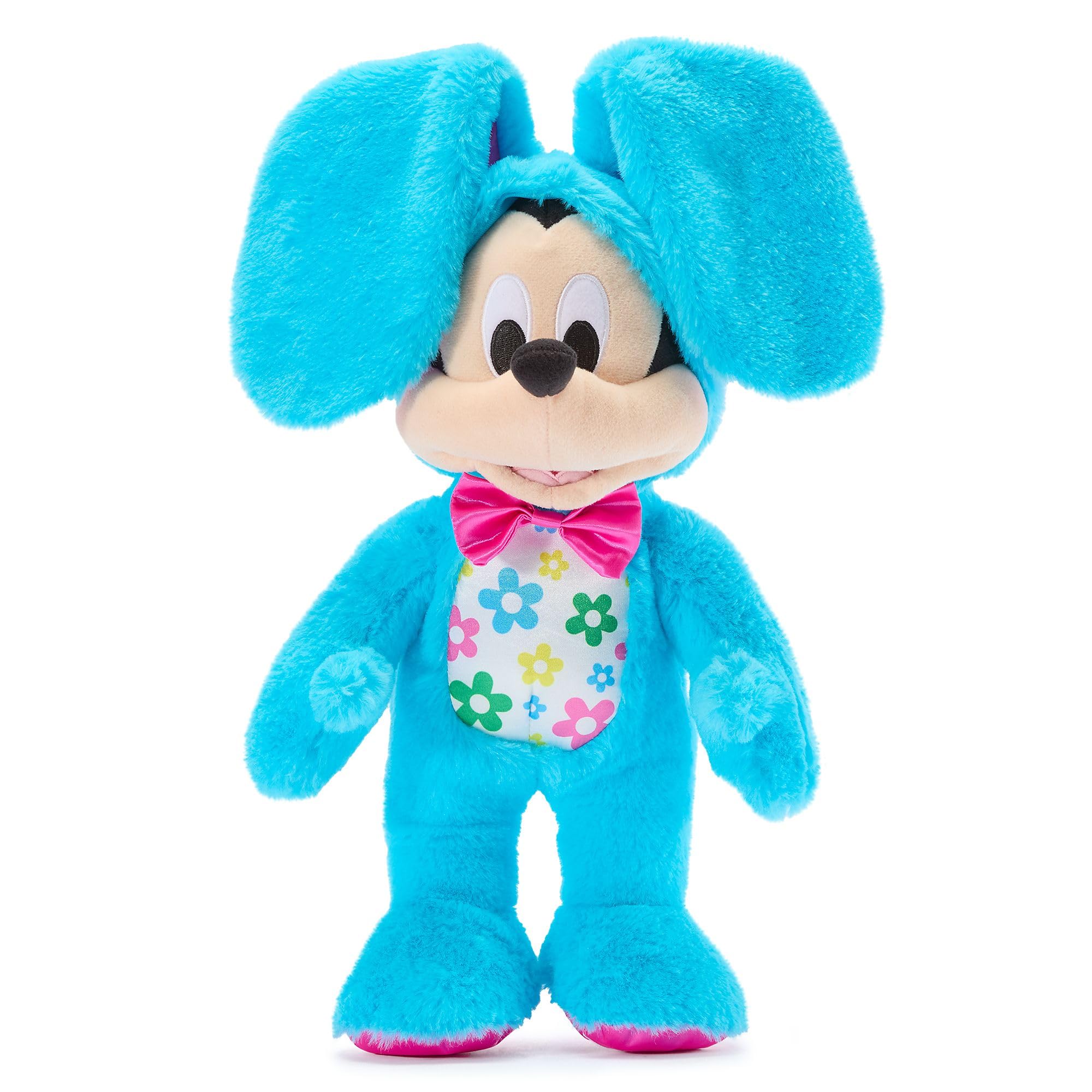 Disney Store Official Mickey Mouse Easter Medium Soft Toy 31cm Plush Bunny Outfit Cuddly Toy