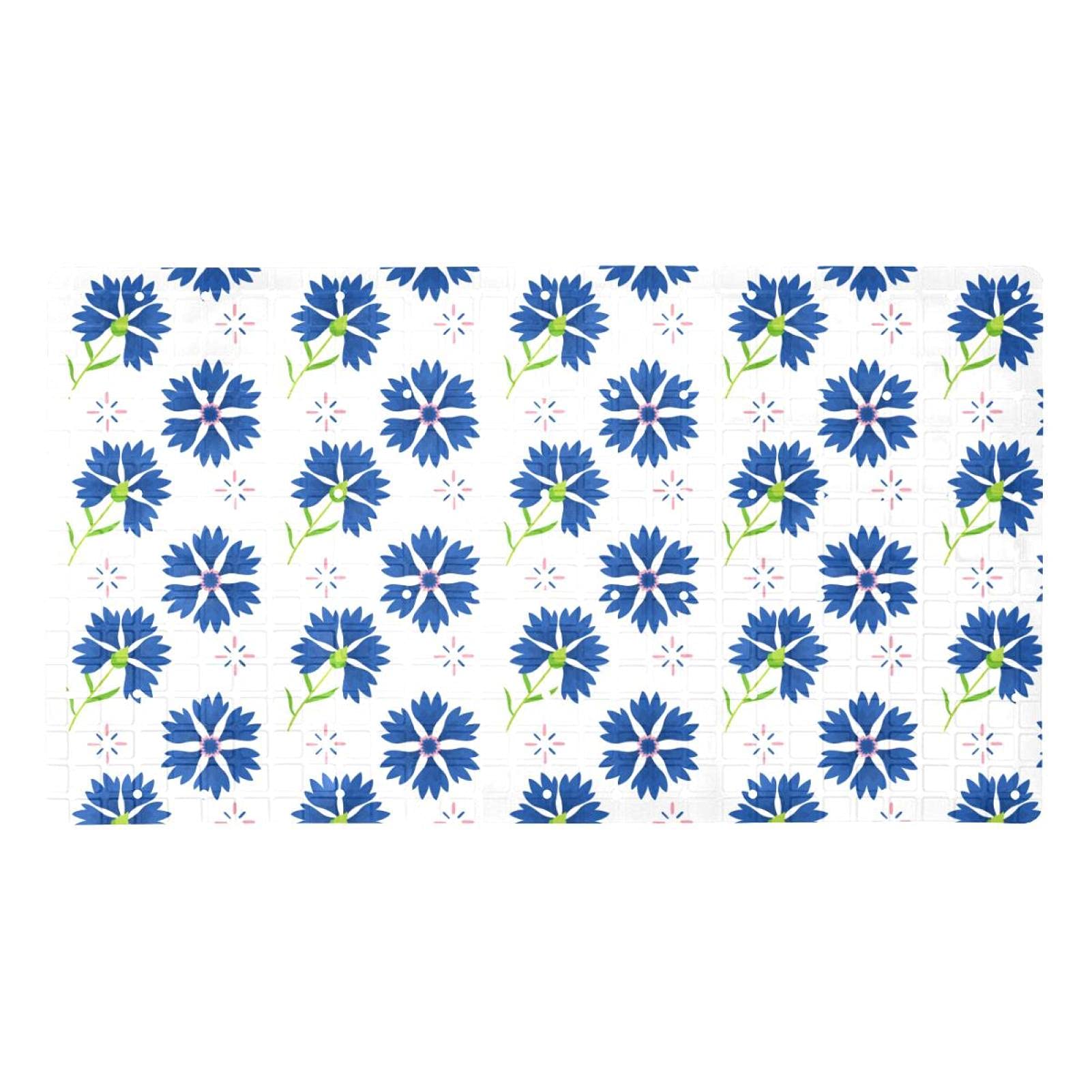 Tapis de bain antidérapant en PVC lavable à évacuation rapide et drainage