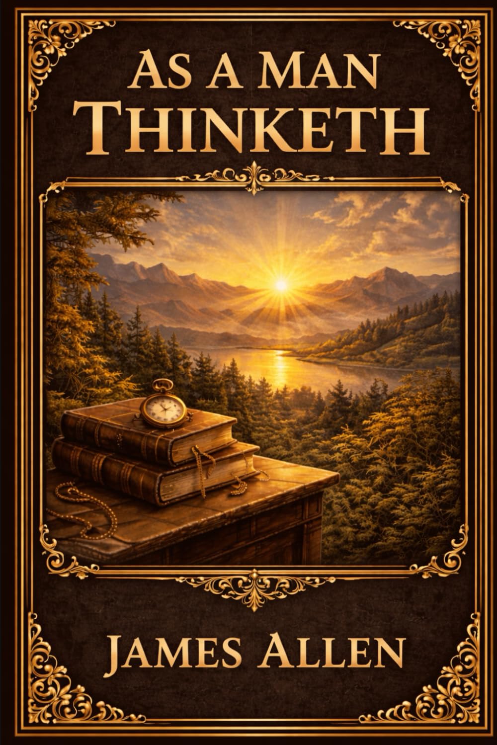 As a Man Thinketh: Deluxe Illustrated Edition - The Power of Thought, Self-Control, and Inner Calm
