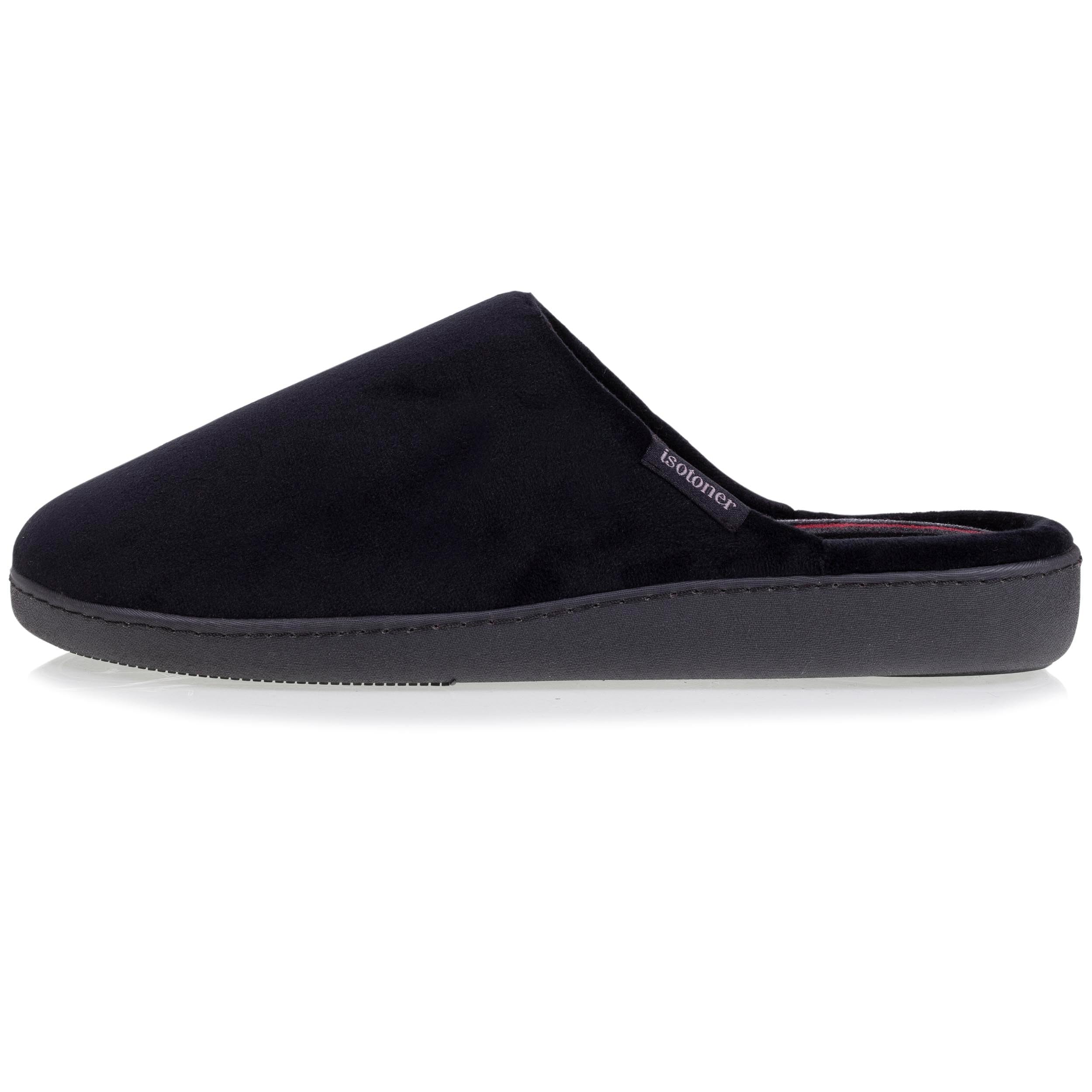 Isotoner Chaussons pantoufles Mules homme ultra confortables à mémoire de forme, intemporelles et élégantes,