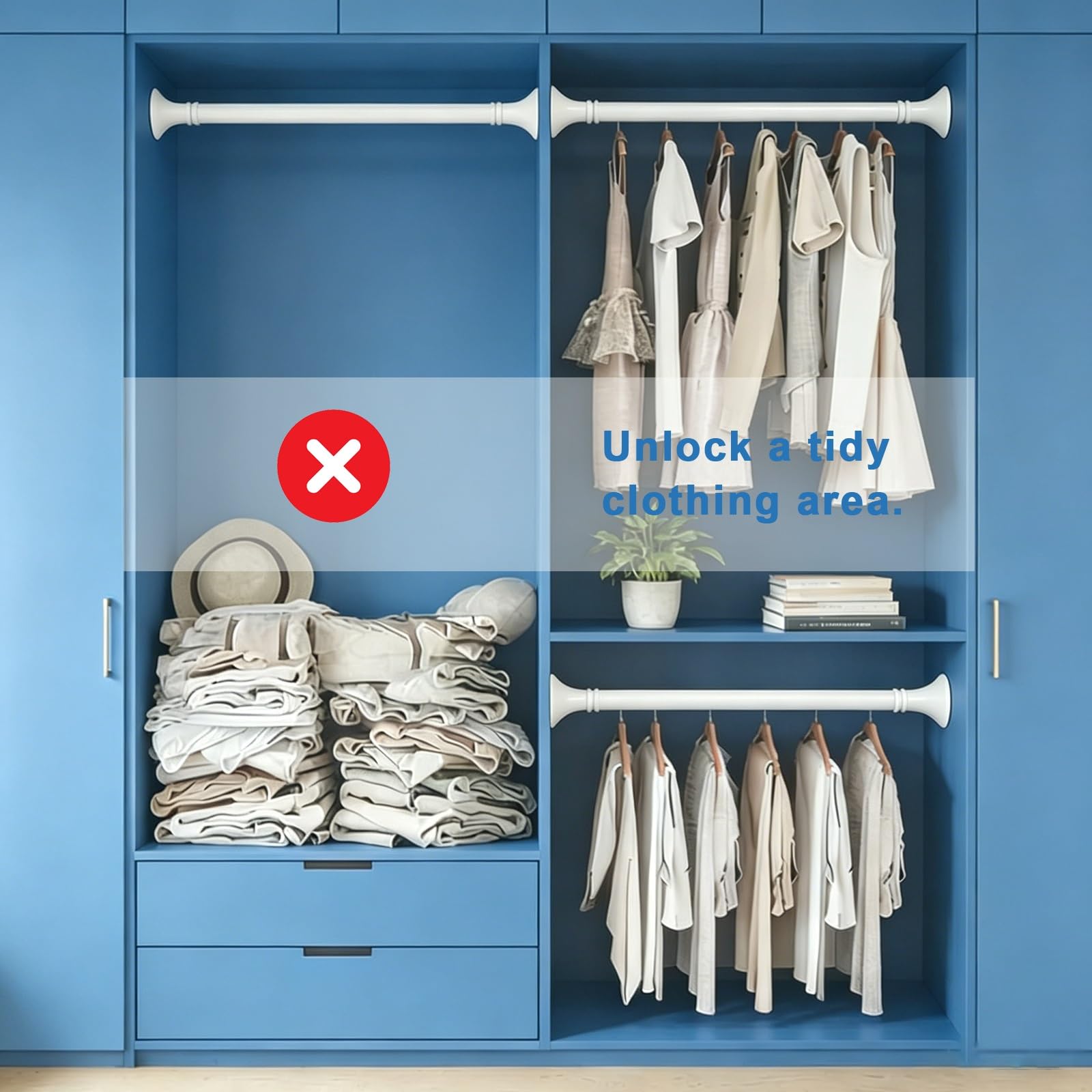 Barre de Douche Extensible 410-500 cm, 360-450 cm, 310-400 cm Tringle Rideau Sans Percage, Tringle À Ressort Antidérapante Tringle télescopique Pour Salle de Bain, Armoire(Black,160-250cm)